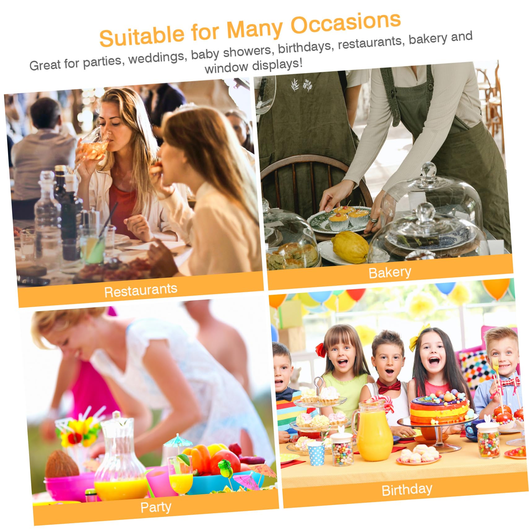 AUTSUPPL Macaron Display Stand Dessert Table Display Cake Plate Tray 4 Tier Donut Display Dessert Serving Tower Cake Pop Stand Cake Pops Pastry Serving Platte Macarons Transparent Plastic