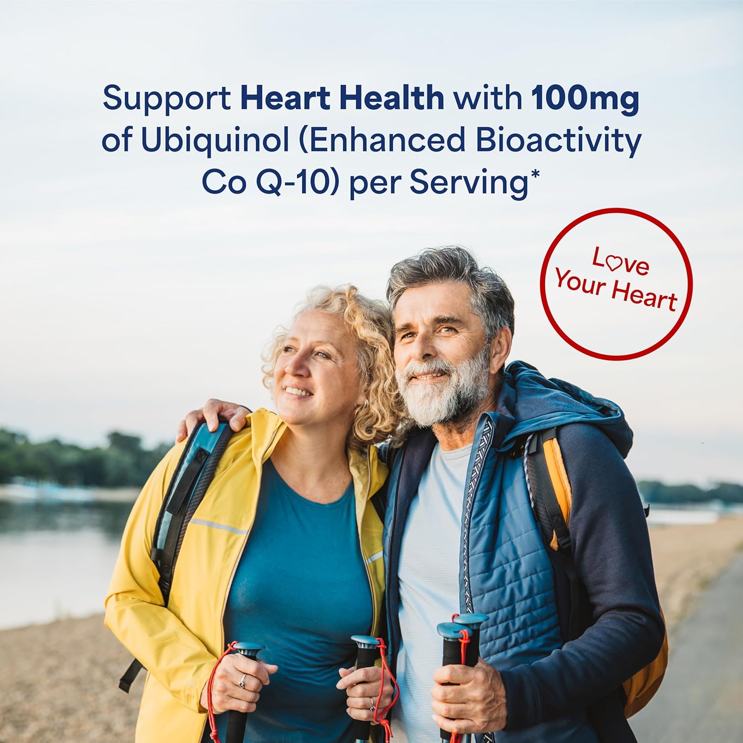 Puritan's Pride Next Gen Ubiquinol Coenzyme CoQ10 100mg, Dietary Supplement for Heart Health, Blood Pressure, Oral Gum Health, Aging and Cellular Energy Support, 60 Servings, Rapid Release Softgels