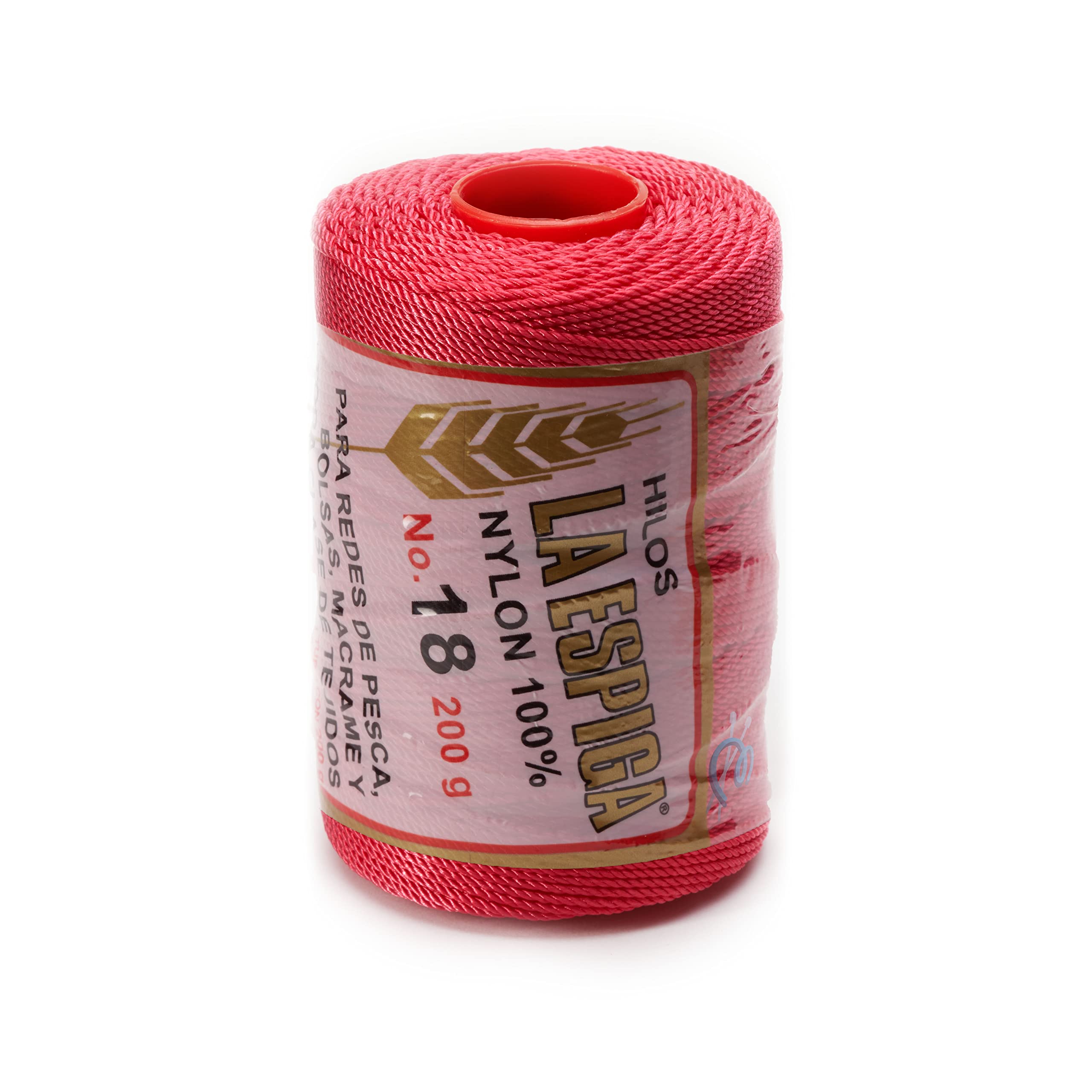 Espiga No.18-100% Nylon Omega String Cord for Knitting and Crochet - 77 Strawberry