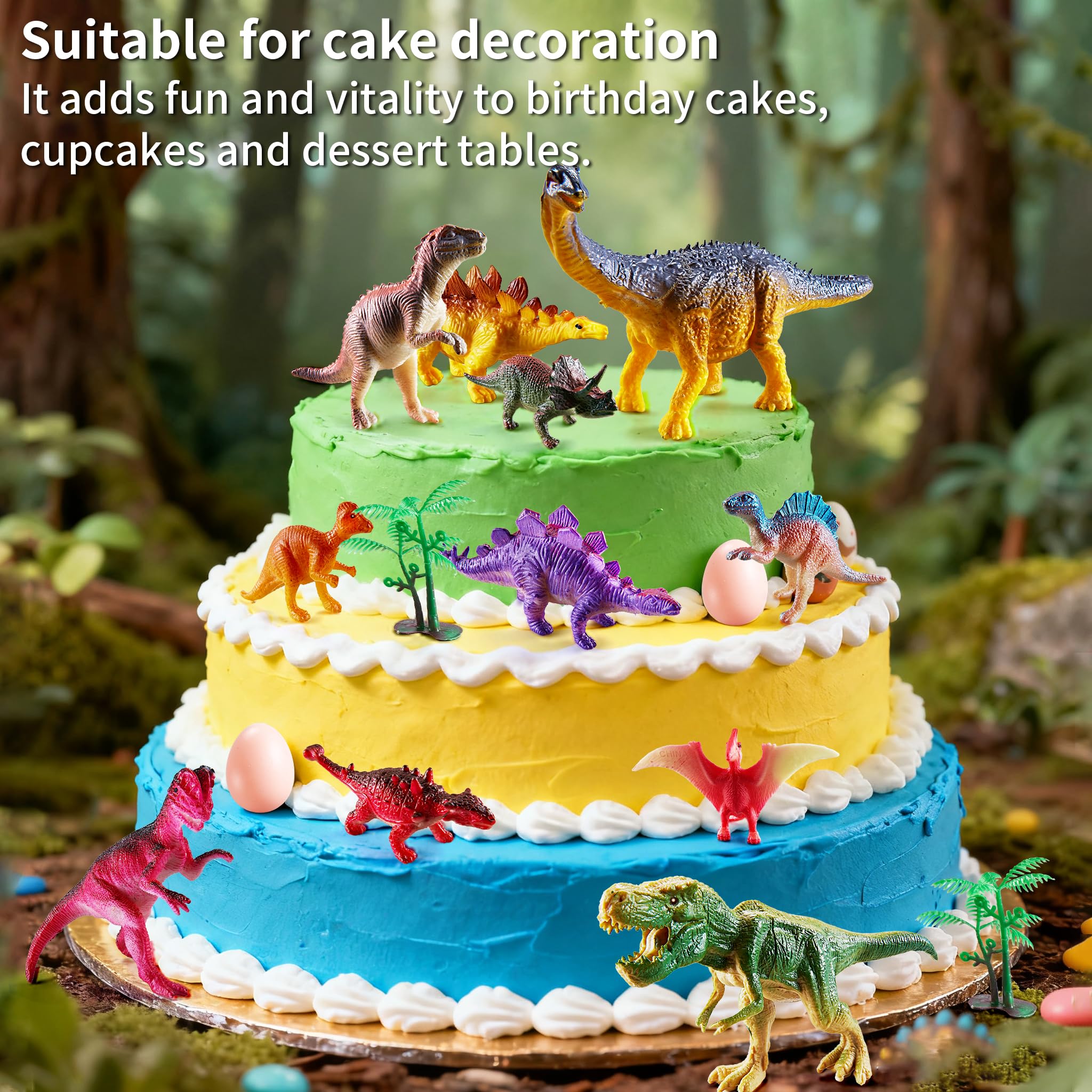Realistic Dinosaur Toys - 46 Piece Playset -5 Realistic Dinosaur Toys - 46 Piece Playset -5