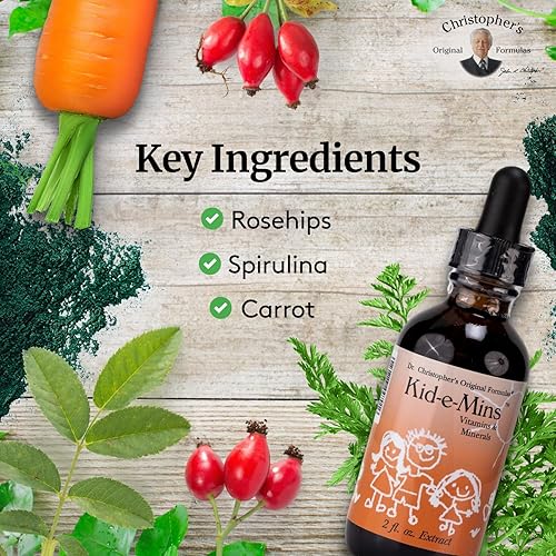 Miniatura 3 de Dr. Christopher Kid-e-Mins Vitamin's and Minerals Líquido de 2 oz