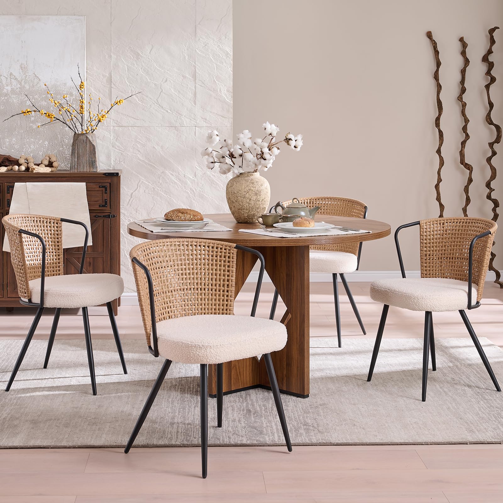 BedsPick Boucle Rattan Set