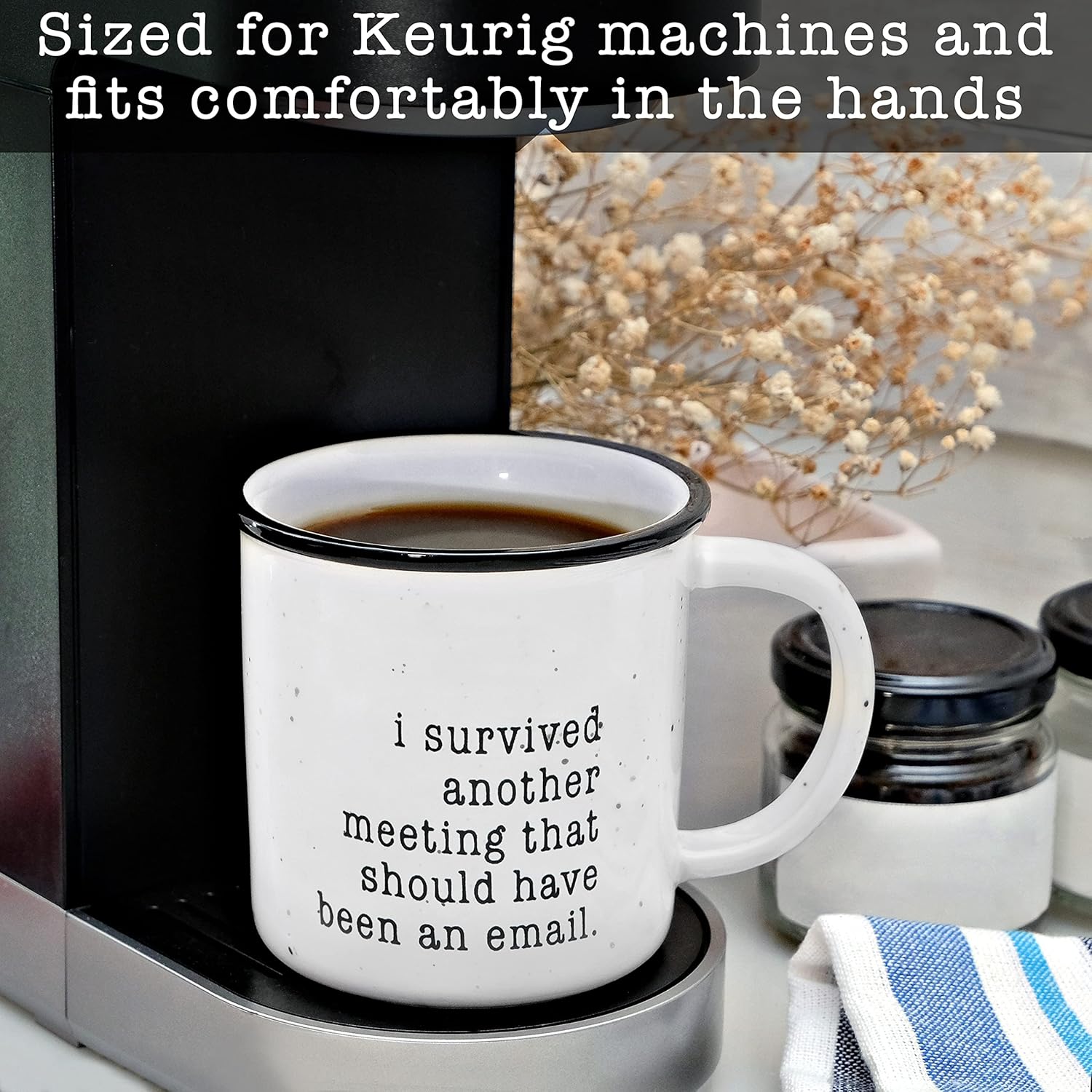MAINEVENT I Survived Another Meeting That Should Have Been An Email Mug 11 Oz, Funny Coffee Mug Work Gift - Image 6