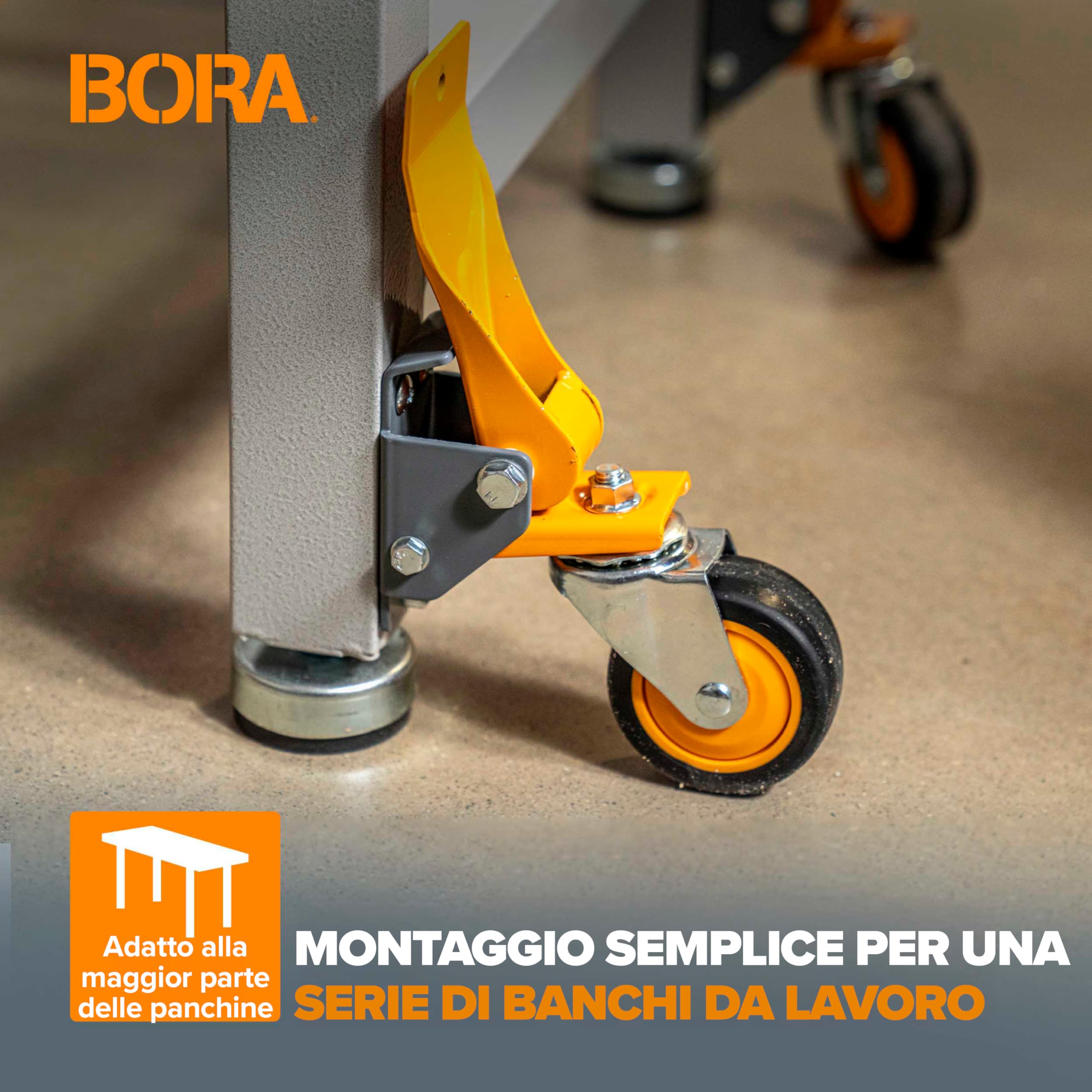 Bora Kit di ruote per banco da lavoro PM-950