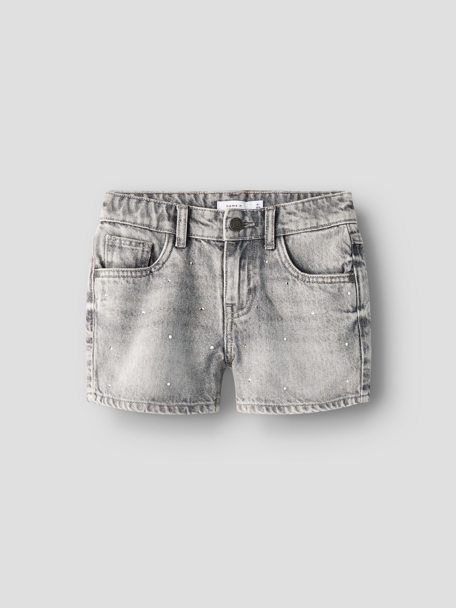 Name IT Nkfrose Rhine DNM 6042-Ac Noos-Pantaloncini Bambine e Ragazze