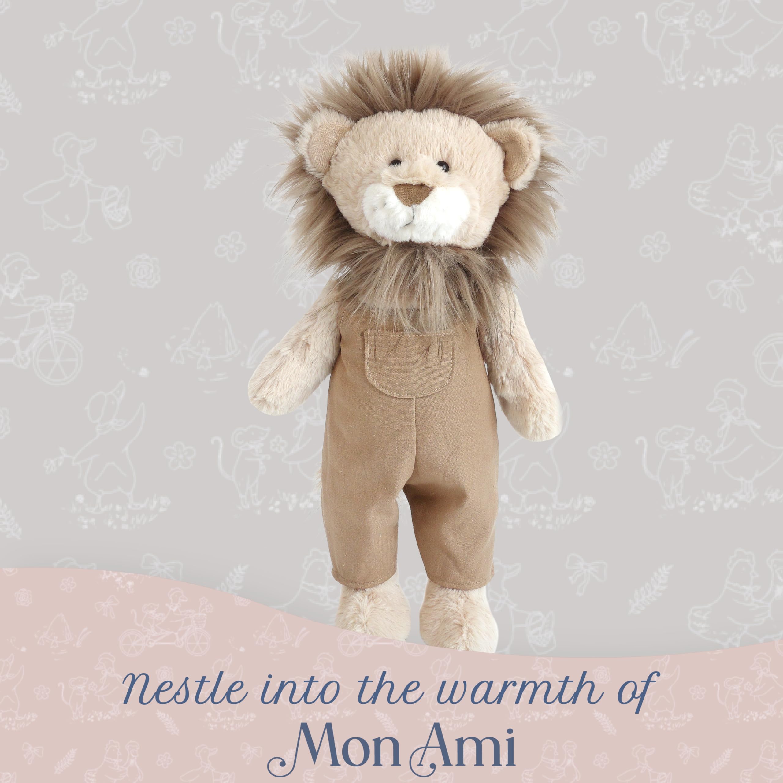Amazon.co.jp: MON AMI ライオンのレオン ぬいぐるみ – 16インチ