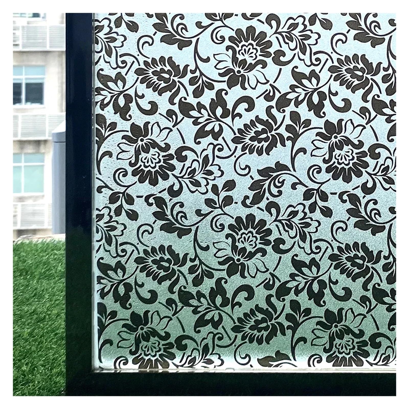 Window Film Privacy Privacy Film Static Window Clings 3D Decal Stickers Rainbow for Glass Door(Color3,30X100 CM)