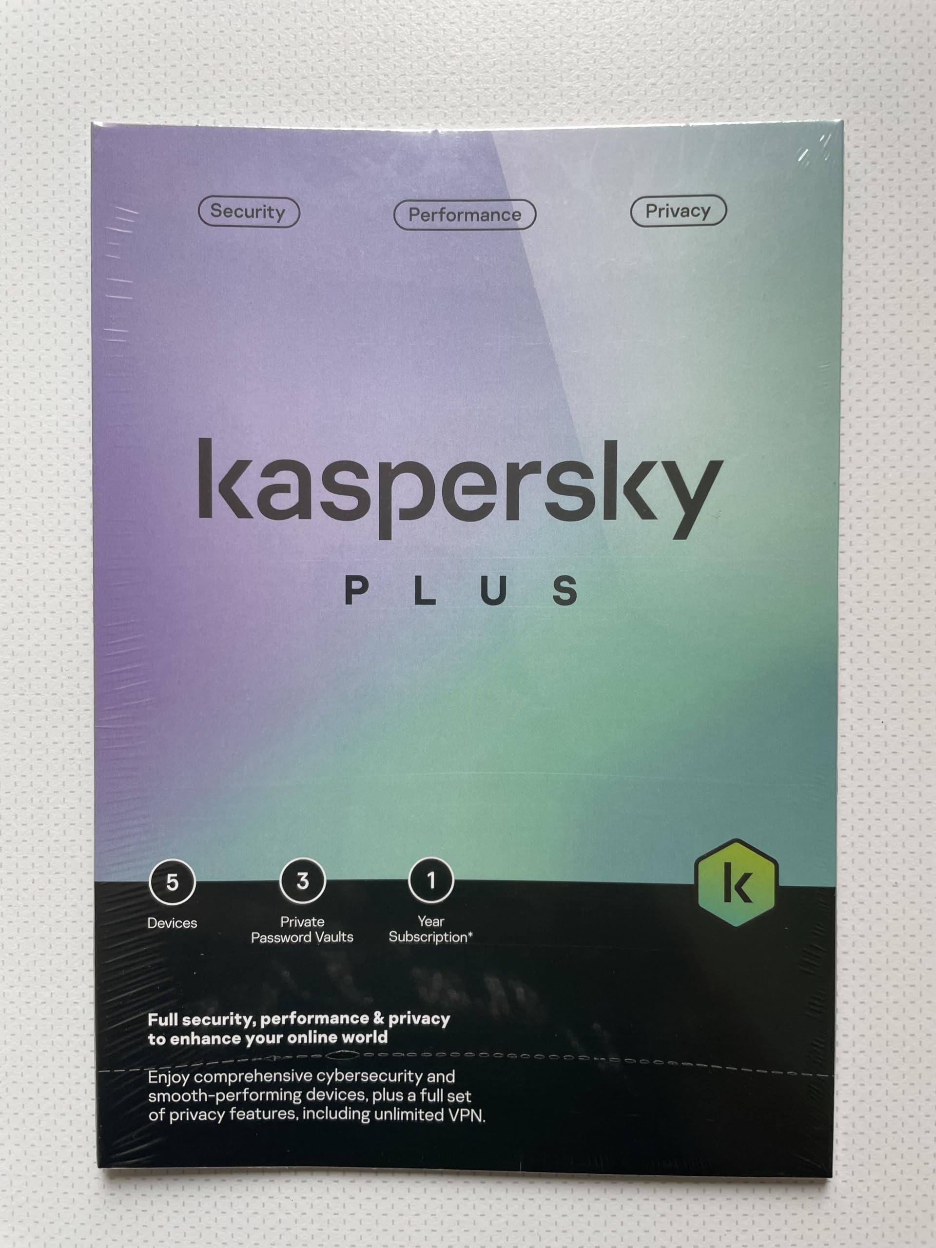 Kaspersky Plus 2024 Internet Security 5 Device 1 Year Activation Code by Post