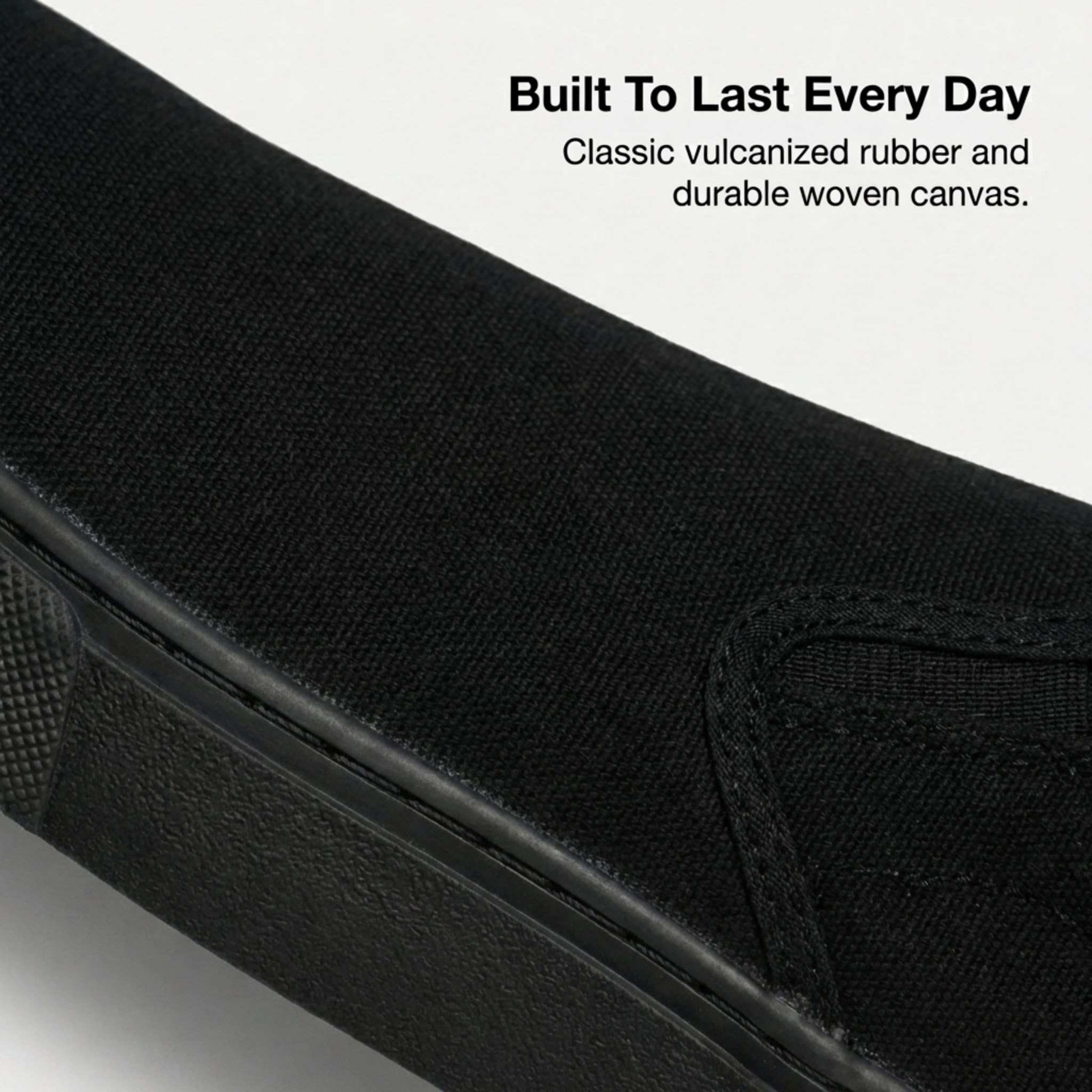 hello basics Men's Canvas Slip On Shoes for Men, Laceless Low Top Sneakers Mens Slip On Sneakers (All Black, 11)