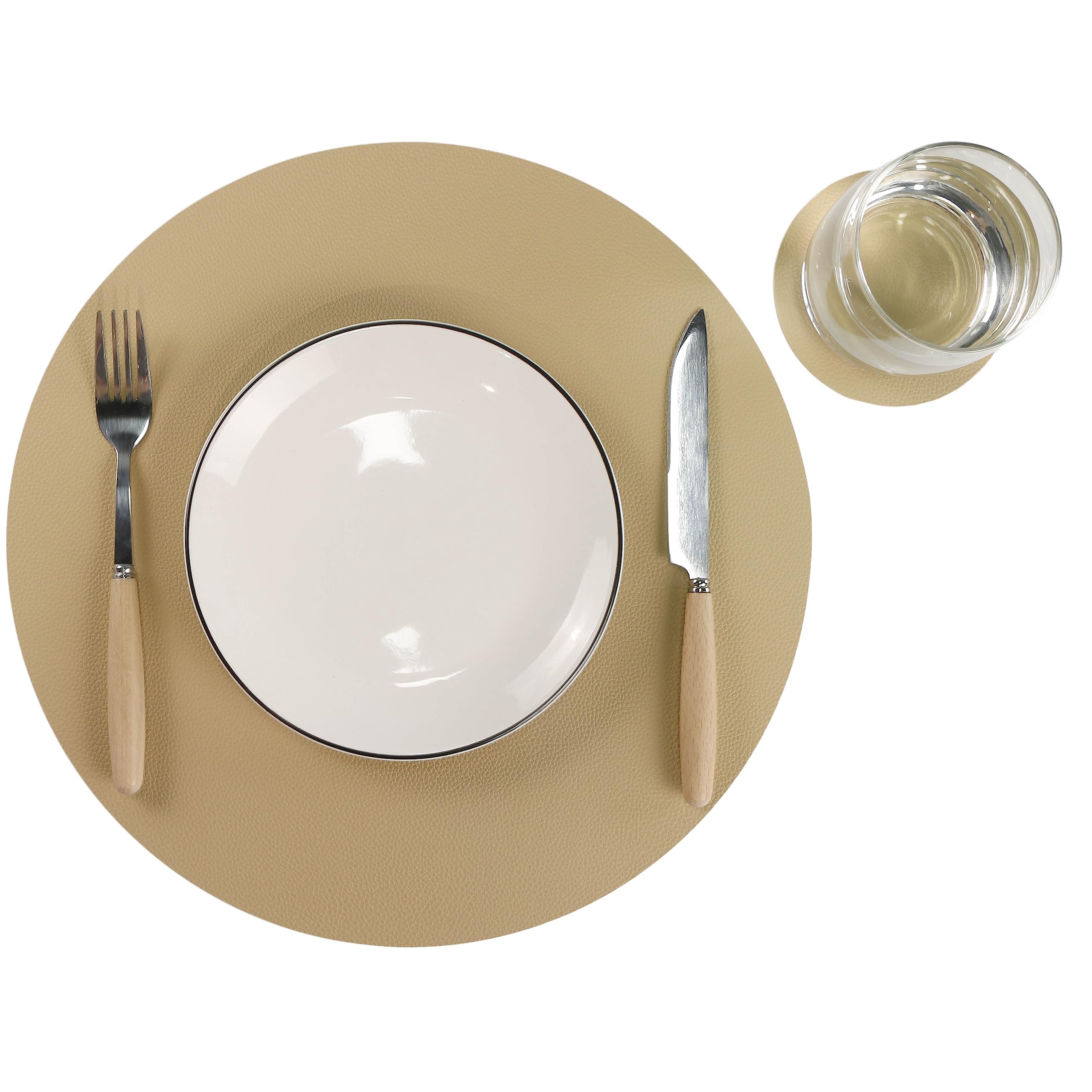 Set de table en cuir pour buffet de salle à manger et tables de cuisine conviviales