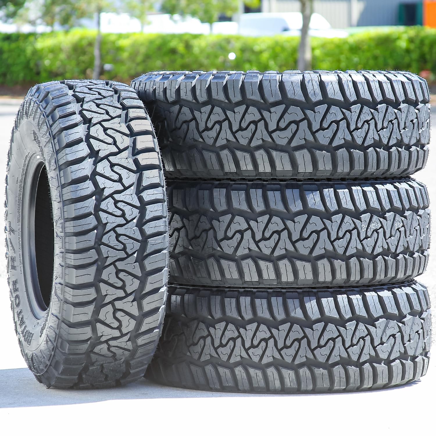 Set of 4 (FOUR) Evoluxx Rotator R/T All-Terrain Mud Off-Road Light Truck Radial Tires-31X10.50R15LT 31X10.50X15 31X10.50-15 109Q Load Range C LRC 6-Ply BSW Black Side Wall