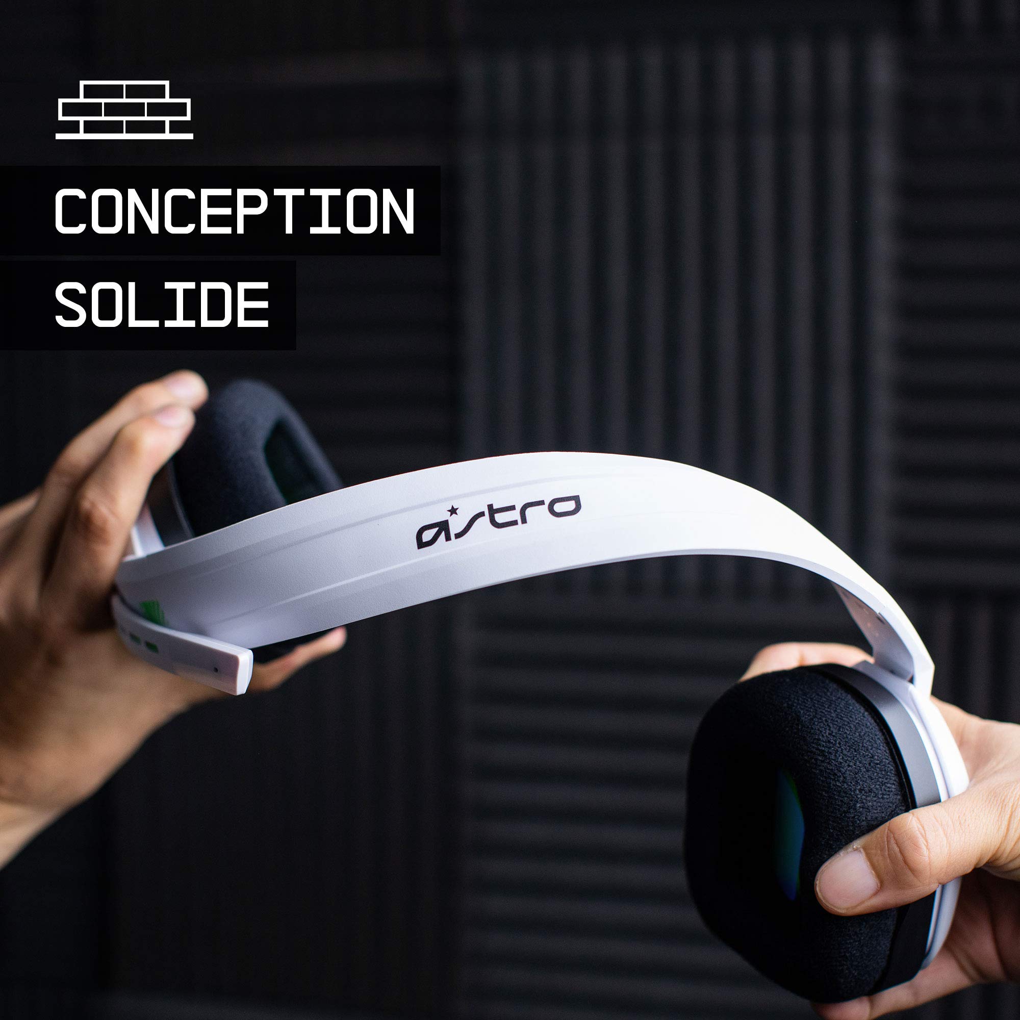 ASTRO Gaming A10 Casque Gamer, Léger et Résistant, Audio, 3,5mm Audio Jack, Compatible avec Xbox Series X|S, Xbox One, PS5, PS4, Nintendo Switch, PC, Mac, Smartphone - Blanc/Bleu
