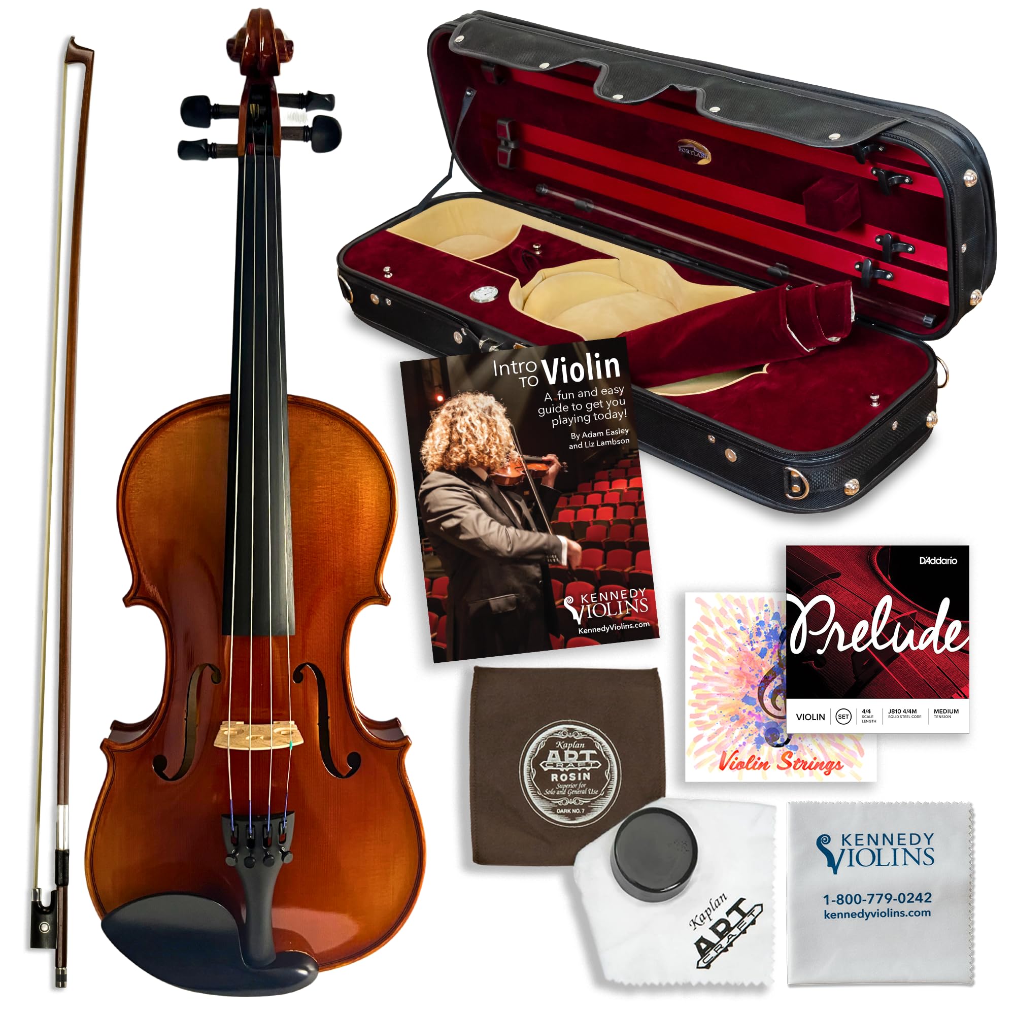 Amazon.com: Antonio Giuliani Primo Violin Full Size (4/4) Bundle