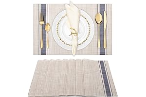 Washable Placemats Set of 8: Upscale Your Dining Experience