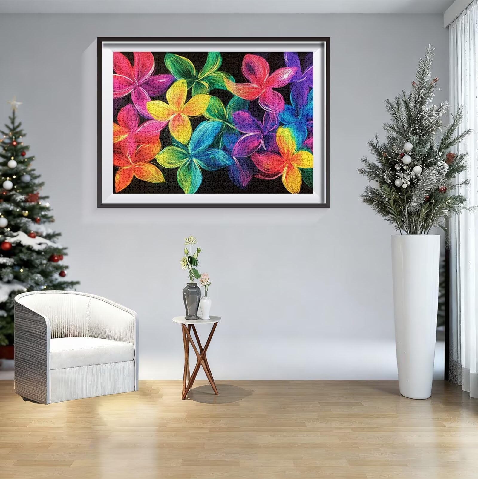 Puzzle 2000 sztuk dla dorosłych, kolor puzzli z wykwintnym pudełkiem do pakowania, 2000 sztuk wyzwanie puzzle dla dorosłych, kwiat puzzle dla całej rodziny, kobiety i mężczyzn prezent świąteczny H-36