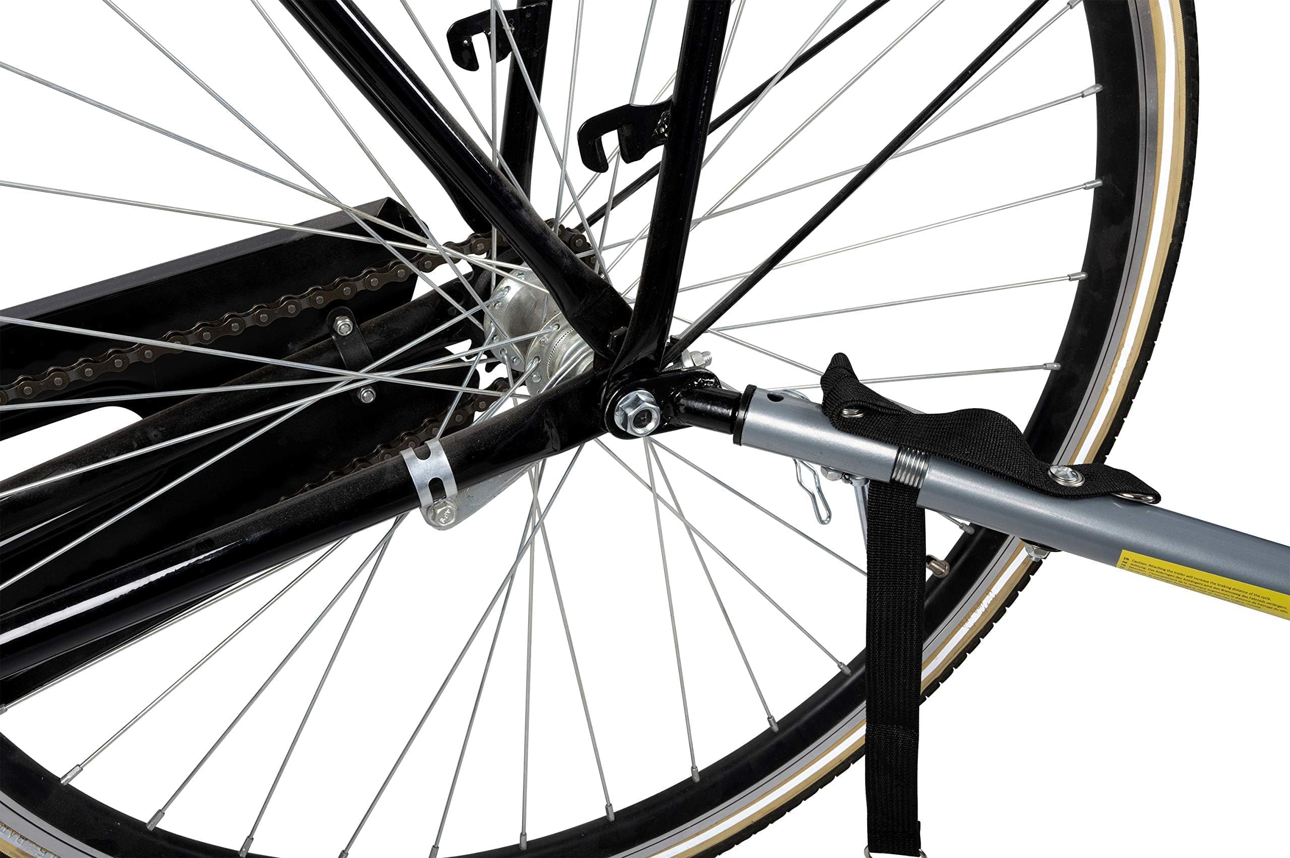 Velo Remorque Chien Pliable - Cariole Velo Chien Max. 40 KG - Remorque de Vélo pour Animaux de Compagnie - 75 x 52 x 65 cm - Bleu/Noir