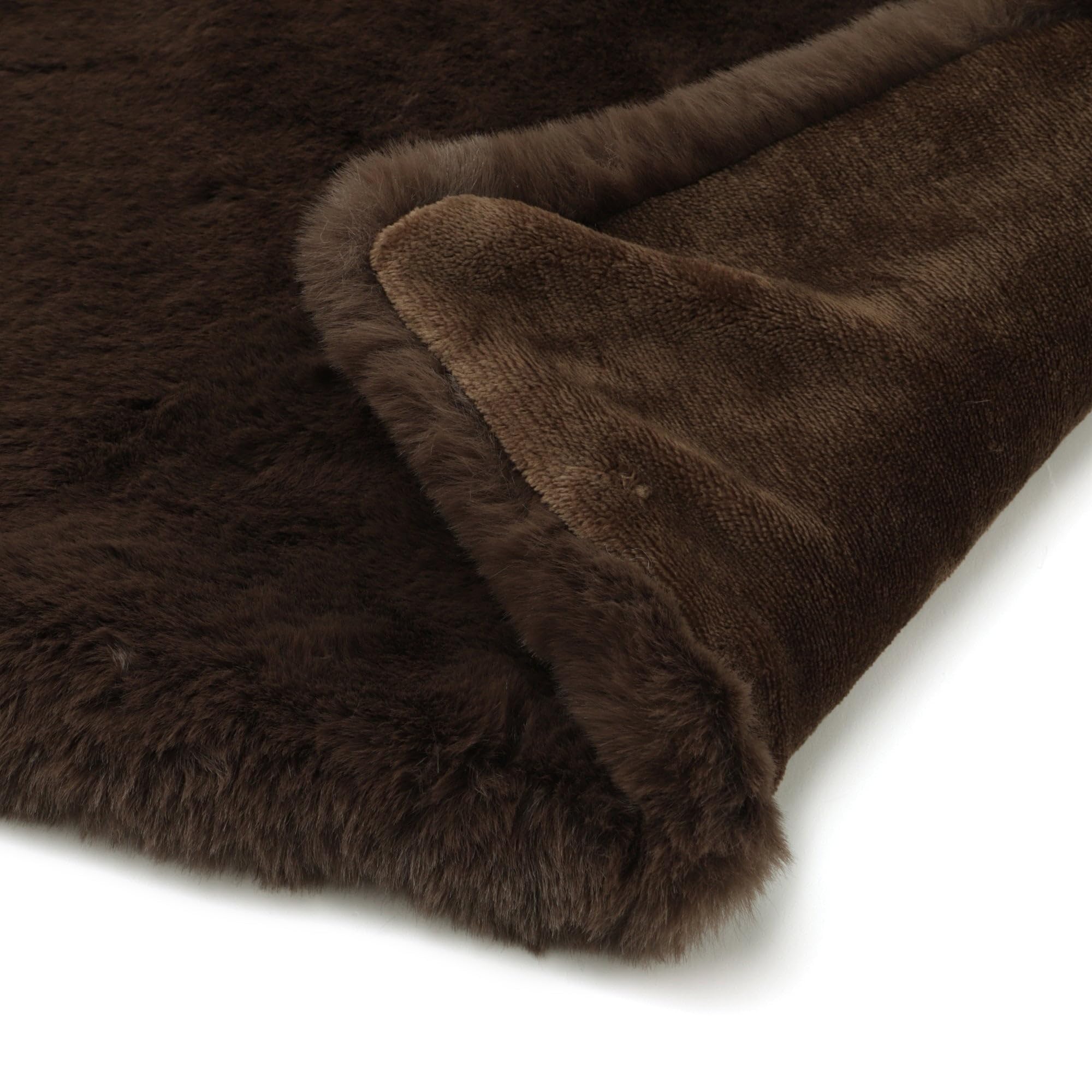 Amazon｜Francfranc フランフラン WARMY ファー ブランケット (毛布