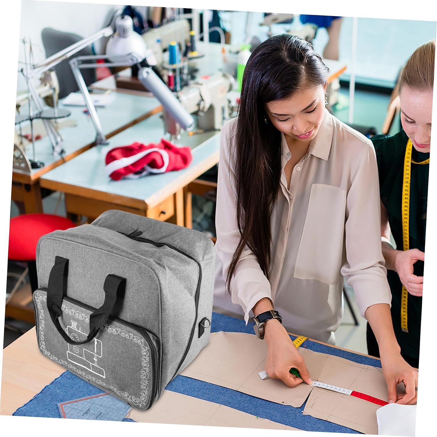 Portable Sewing Machine Carrying Case Tote Bag for Travel