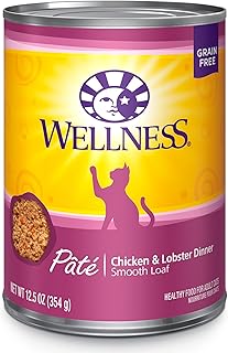 Sponsored Ad - Wellness Complete Health Grain-Free Wet Canned Cat Food, Natural Ingredients, Made in USA with Real Meat, A...