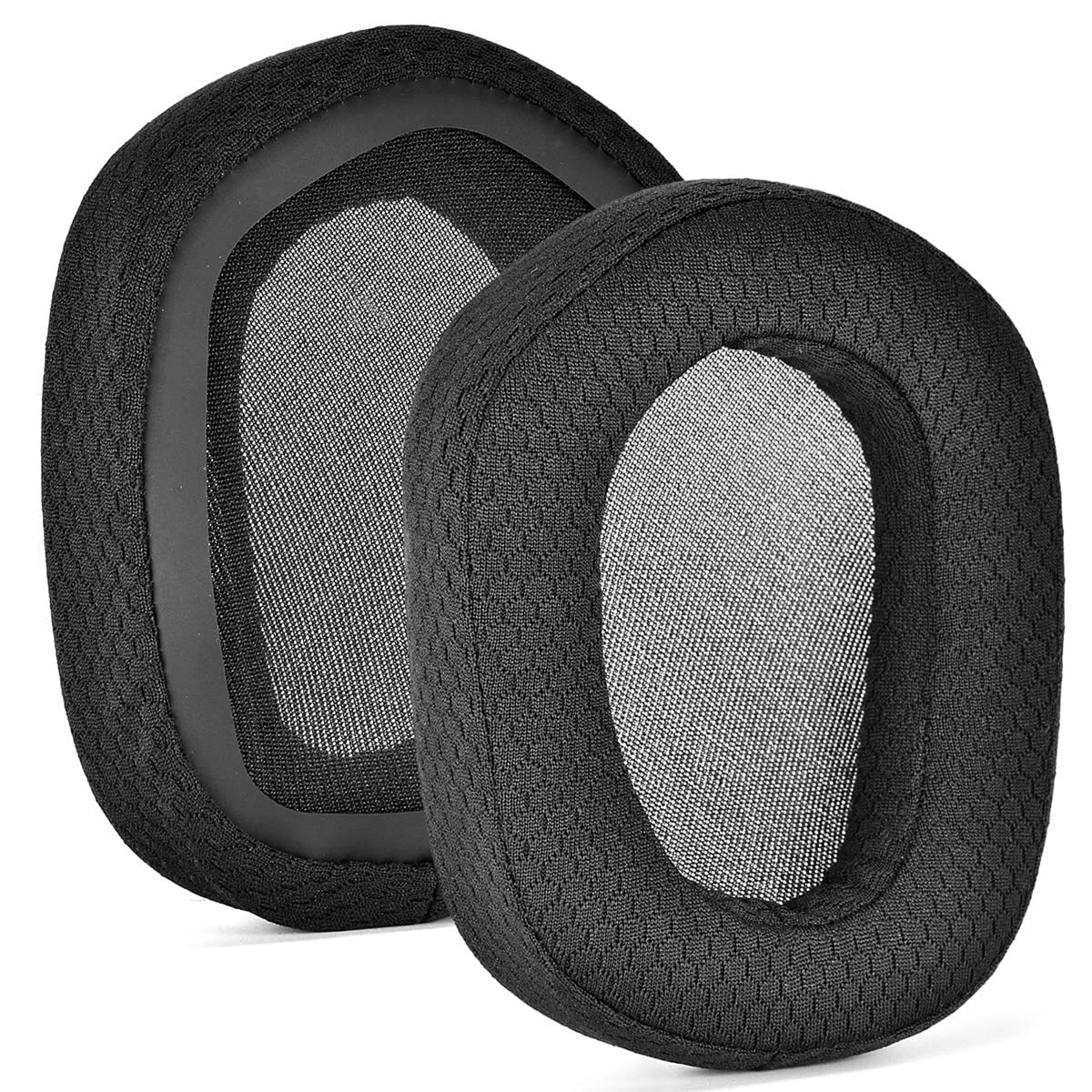 Almohadillas para auriculares de malla + espuma viscoelástica, piezas de reparación para Logitech (G335)