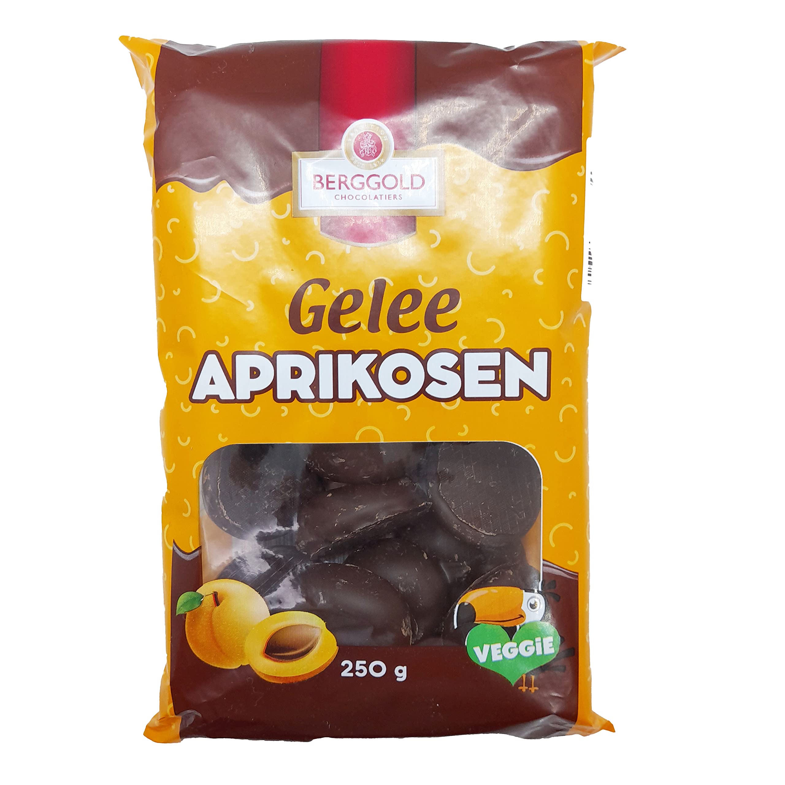 Berggold XXL Gelee- Orangen & Zitronen | Gelee Birnen | Gelee Bananen | Gelee Ananas | Gelee Aprikosen | Gelee Früchte Mix Mit Top Candy Give-Away 6 x 250g