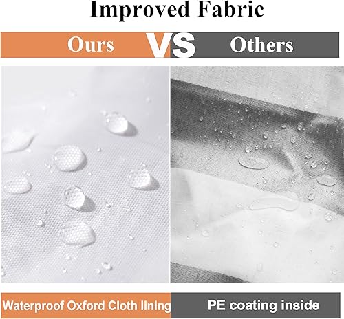 Miniatura 4 de Cesto de tela impermeable plegable, de 22 pulgadas de alto, gris grueso, ropa sucia, para dormitorio, almacenamiento de habitación de los niños