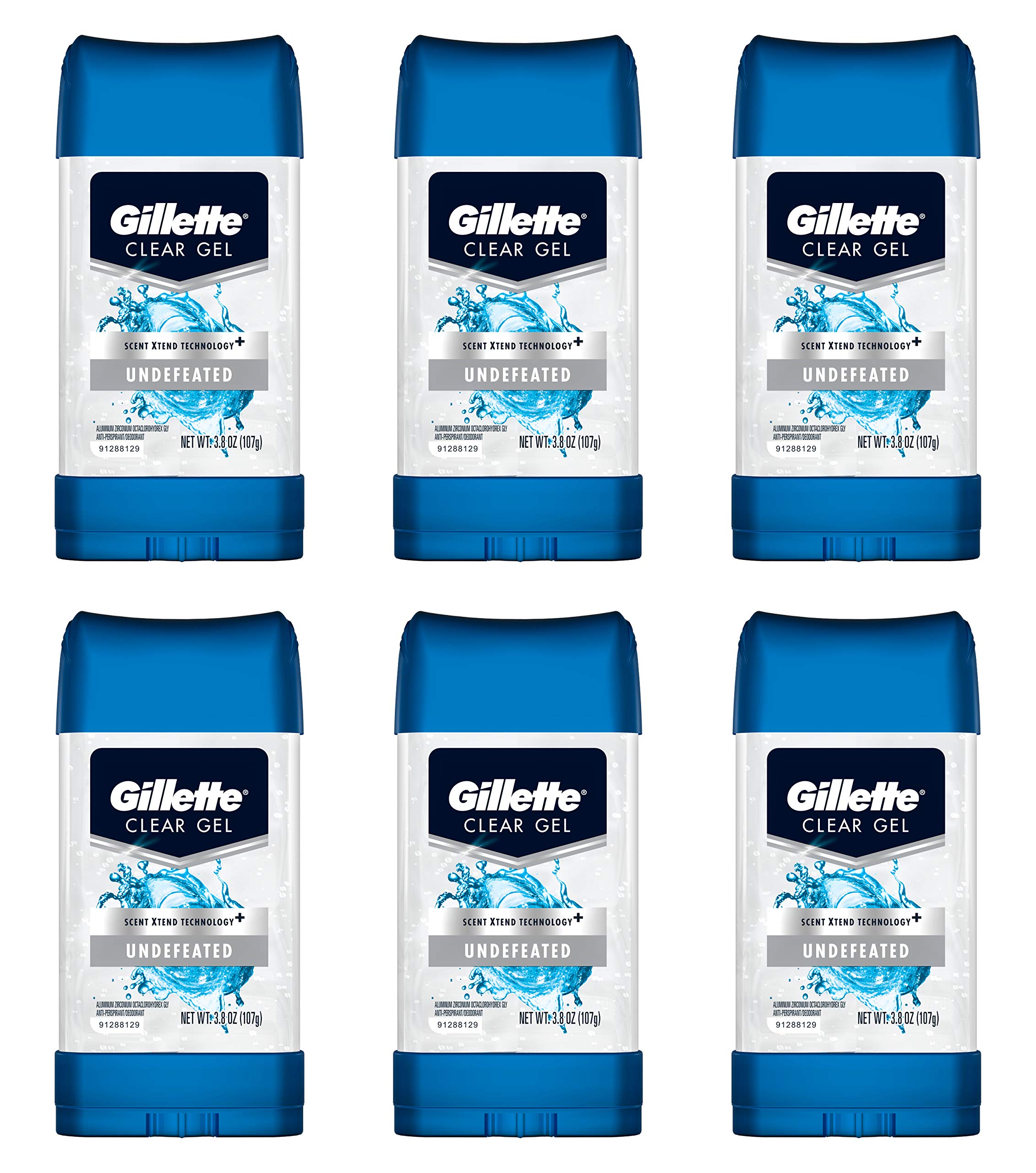 Buy Gillette Clear Gel Antiperspirant and Deodorant For Men, Undefeated