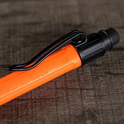 Miniatura 6 de Rite in the Rain Lápiz mecánico resistente a la intemperie, barril naranja, plomo oscuro de 0.051 in, 12 repuestos de minas (No. OR15)