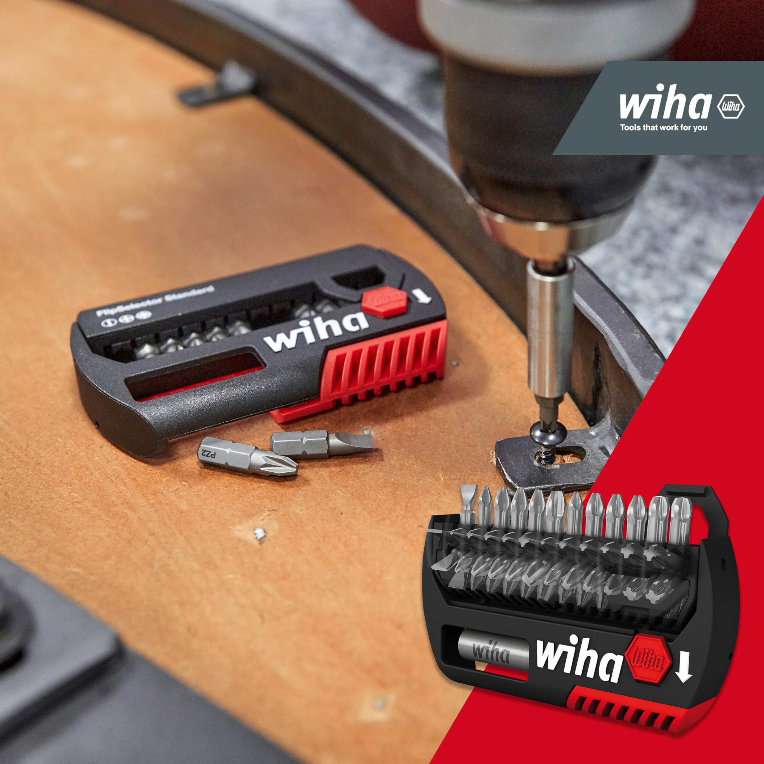 Wiha FlipSelector Torsion HOT Gemischt 13-tlg SB 7947-955