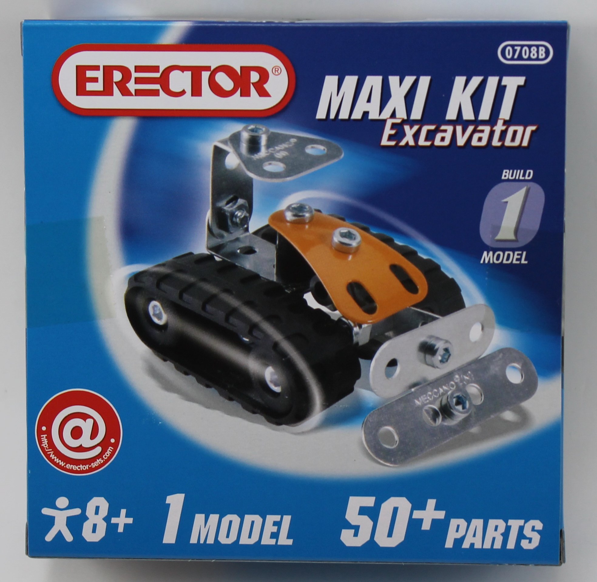 Meccano Erector Maxi Kit - Excavator 50+ Parts