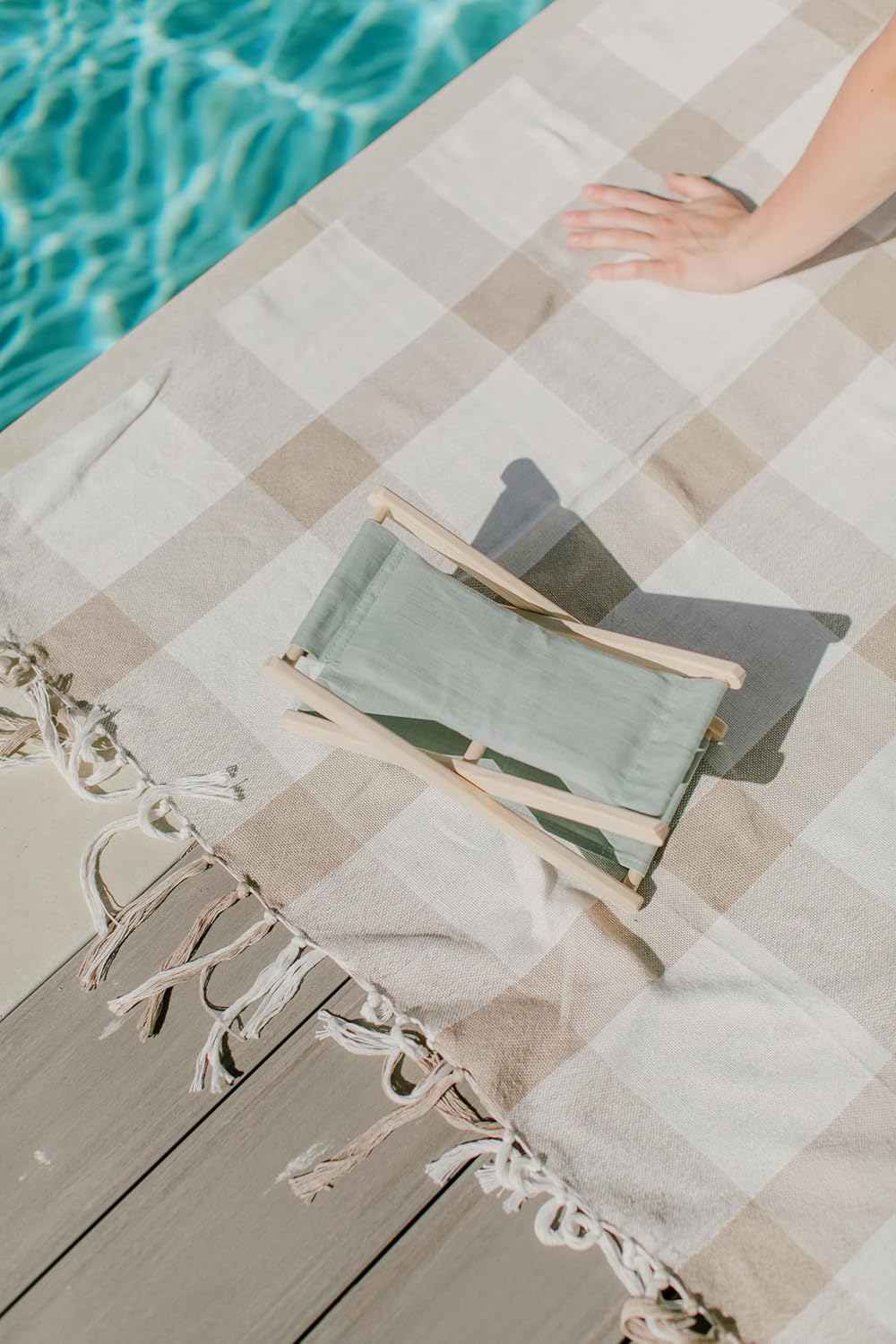 Beach Headrest, Aesthetic Beach Pillow, Head Hammock, Summer, Outside, Beach, Sand, Rest and Relax Your Neck - Sea Foam, Small