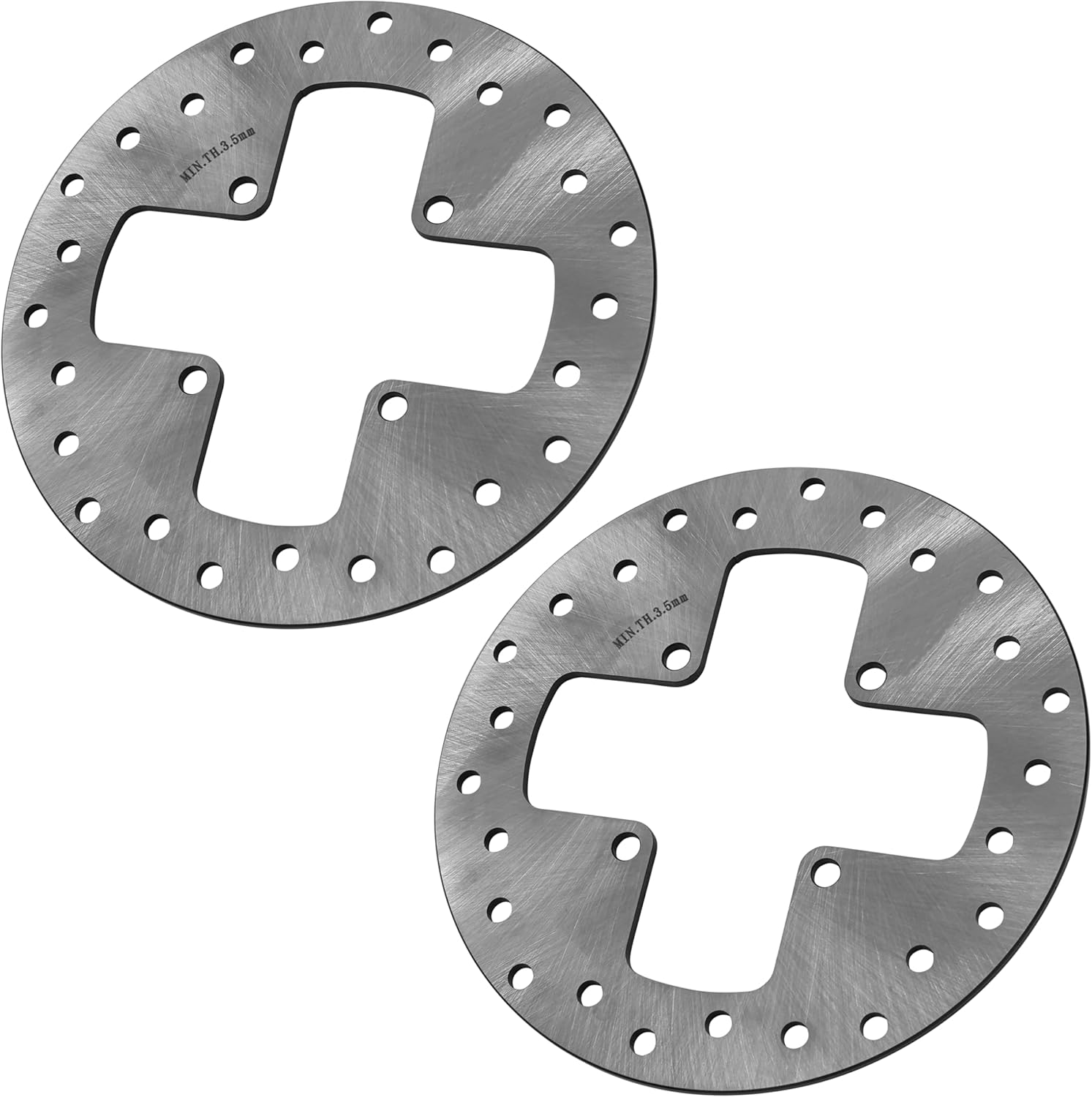 Caltric Front Brake Disc Rotor Compatible with Can Am Outlander 500 2007-2012 / Outlander 650 2006-2012