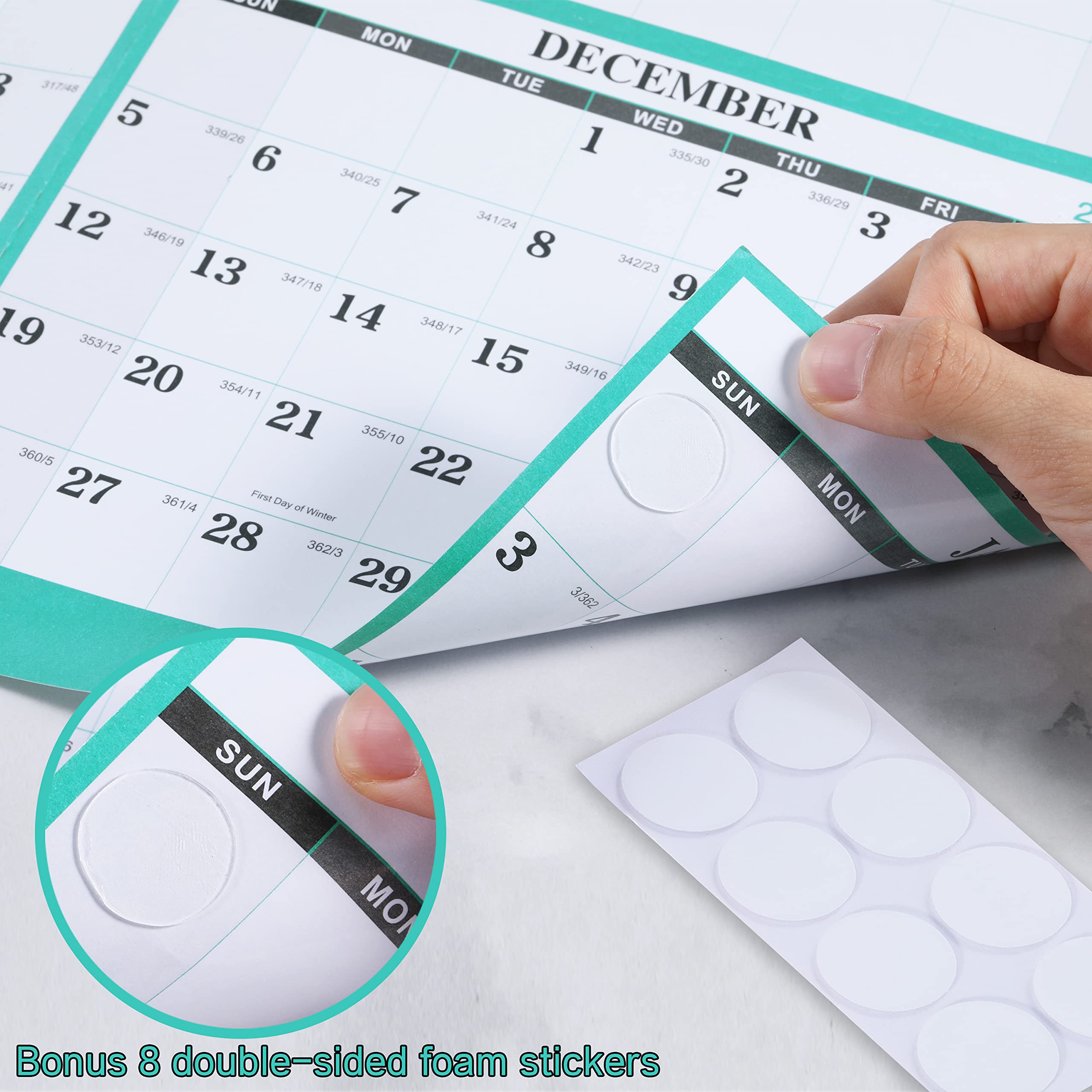 Buy Erasable Calendar 2022 Wall Calendar Dry Erase 2022, 34.6" x 22.9