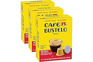Nespresso Cafe Bustelo Coffee Espresso Capsules: Intense and Authentic Cuban Espresso Experience