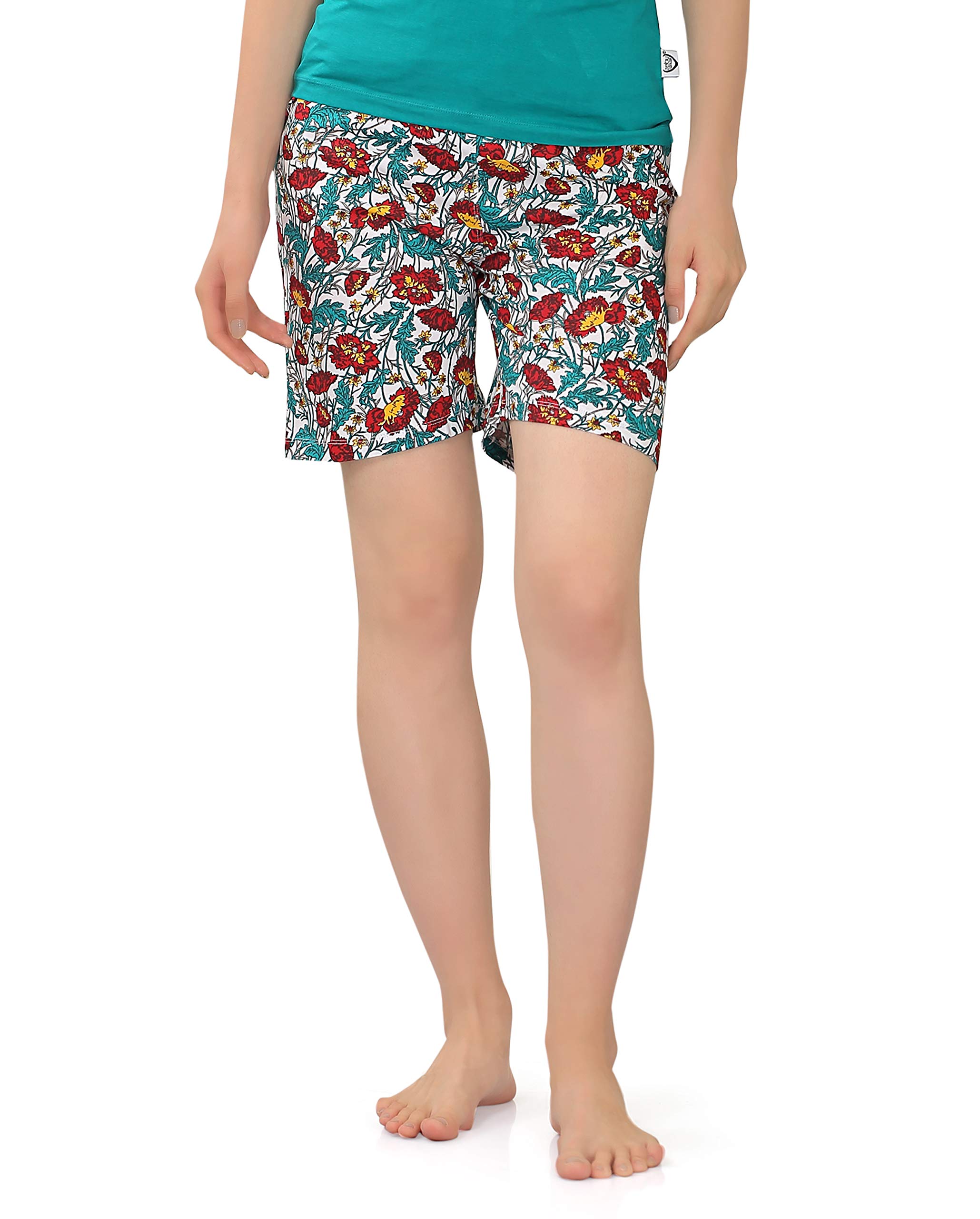 zebu Women's Shorts (Pack of 1) R Green-picture-38