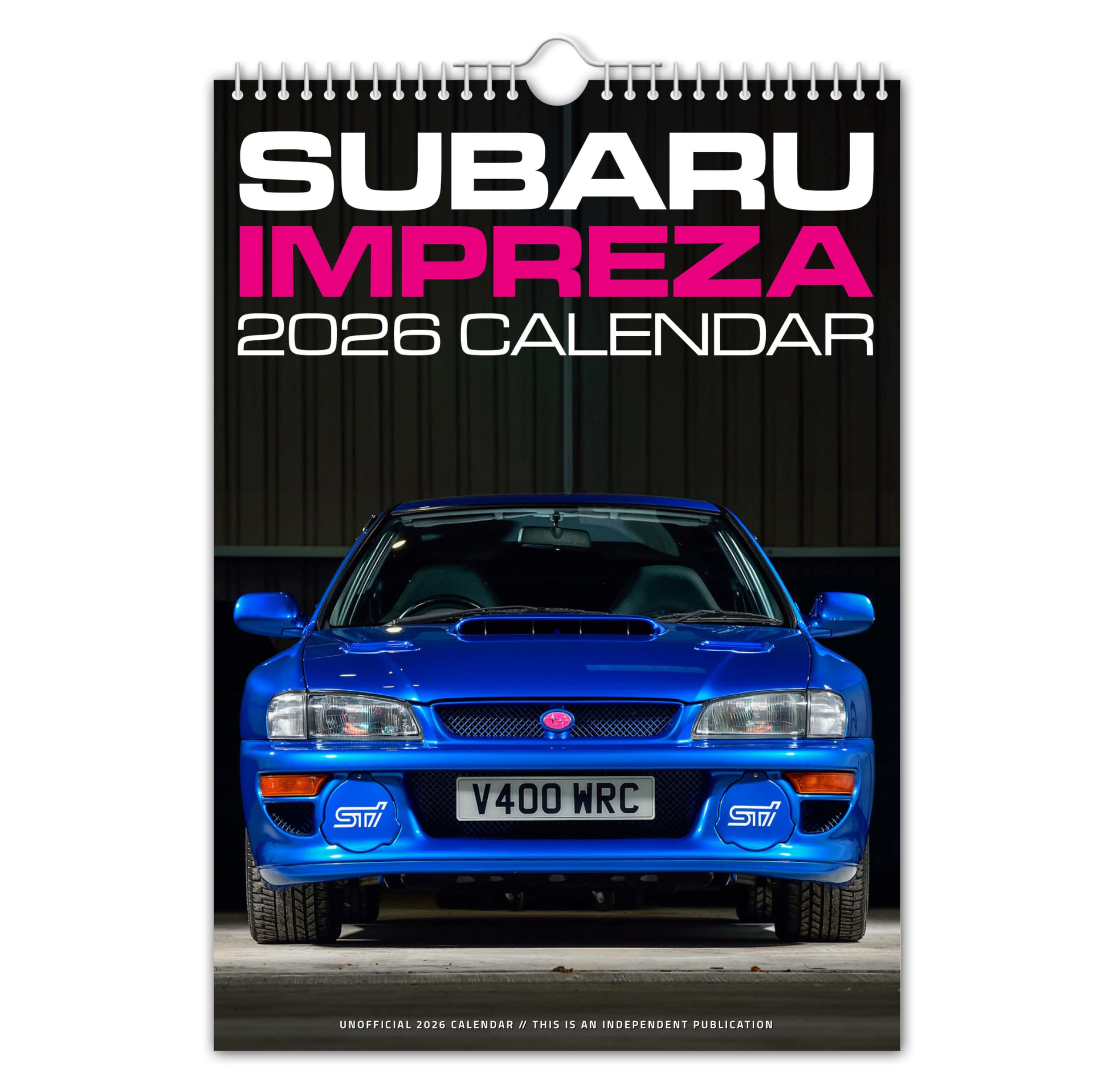 The Calendar King - Scooby - 2025 Wall Calendar - Nostalgic/Motoring/Classic Car/Christmas/Birthday/Gift Idea/Present/Novelty/Secret Santa/Office Gift (Full Colour, A4 Size)