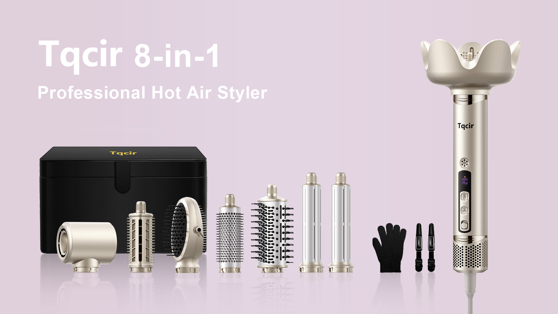 HOT AIR STYLER カールドライヤー 本体 Amazon.com : Tqcir 8-in-1 Professional Hot Air Styler&Hair Dryer