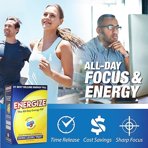 Miniatura 6 de iSatori Píldoras de cafeína Energize - Píldora energética de acción rápida (28 tabletas)