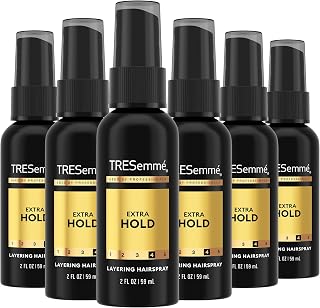 TRESemmé Extra Hold Travel Hairspray 6-Pack, 2oz Non-Aerosol - Anti-Frizz, Anti-Humidity, All-Day Layering Hold
