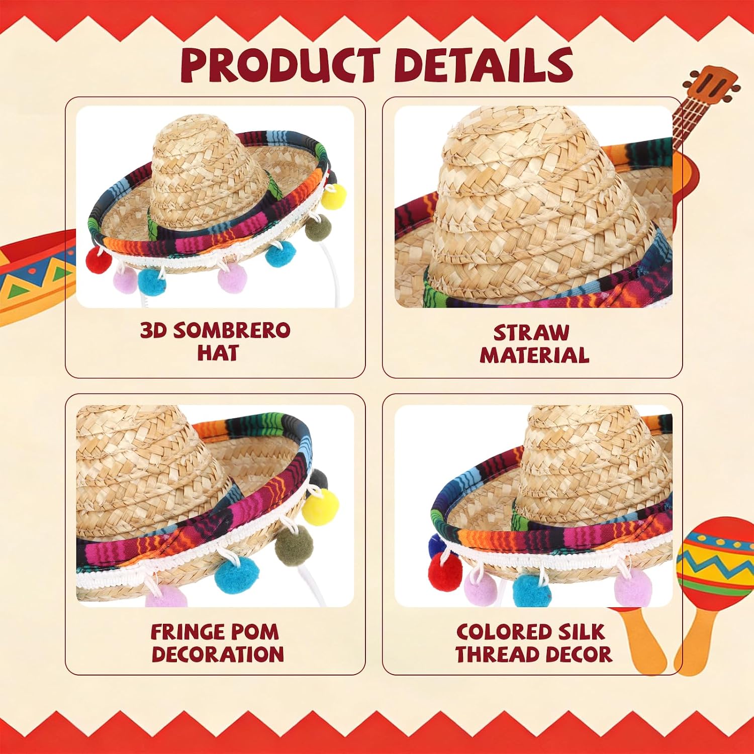 Sombrero Party Hats