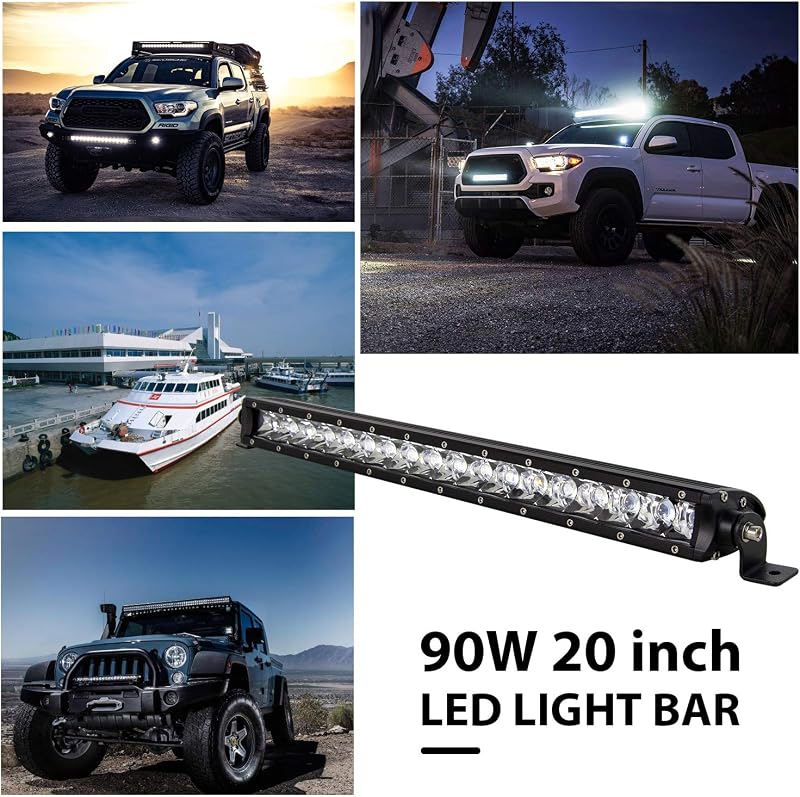 Willpower 90W 19 Inch LED munkalámpa spotlámpa terepjáróhoz autóhoz - 19'' - 90W - Spot