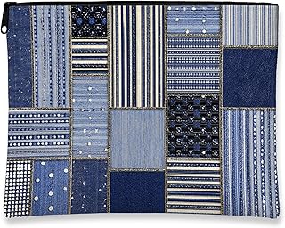 Bolsa de maquillaje de mezclilla, bolsas de v...