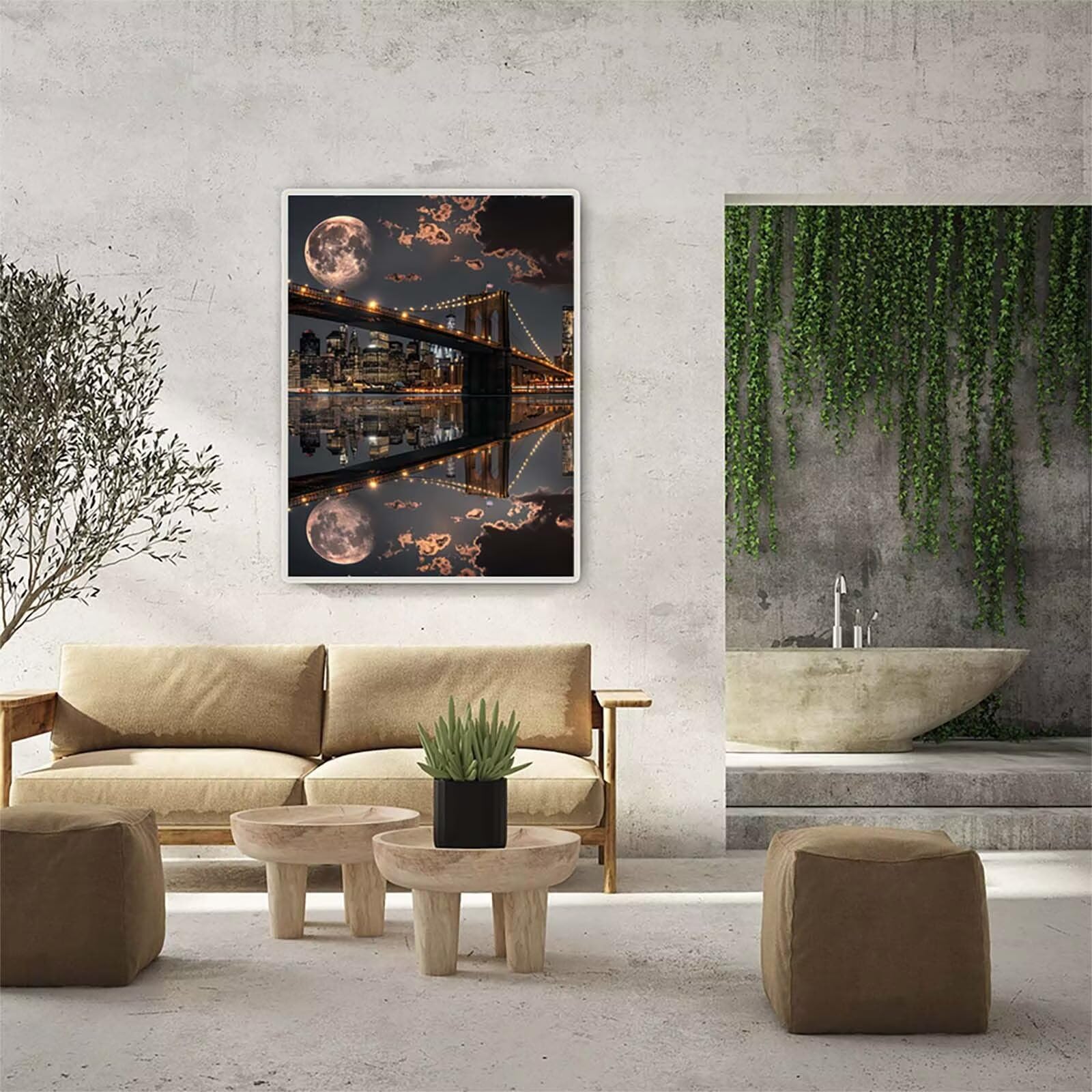 Città Diamond Painting Adulti 60x80cm, 5D Diamond Painting Kit 0-8835