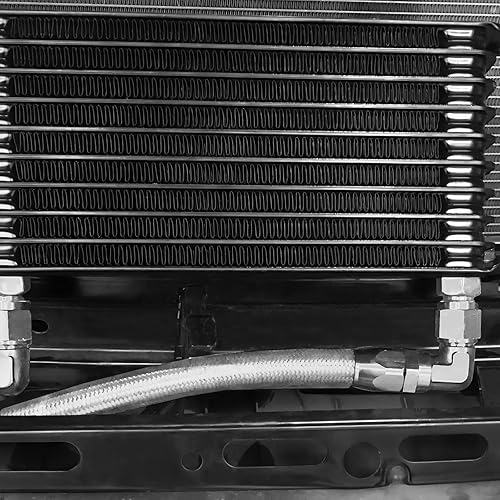 Miniatura 7 de MuHize TH350 Líneas de refrigeración de transmisión - Línea de refrigeración trenzada de acero inoxidable 6AN de 52 pulgadas para 700R4 TH400, Chevy