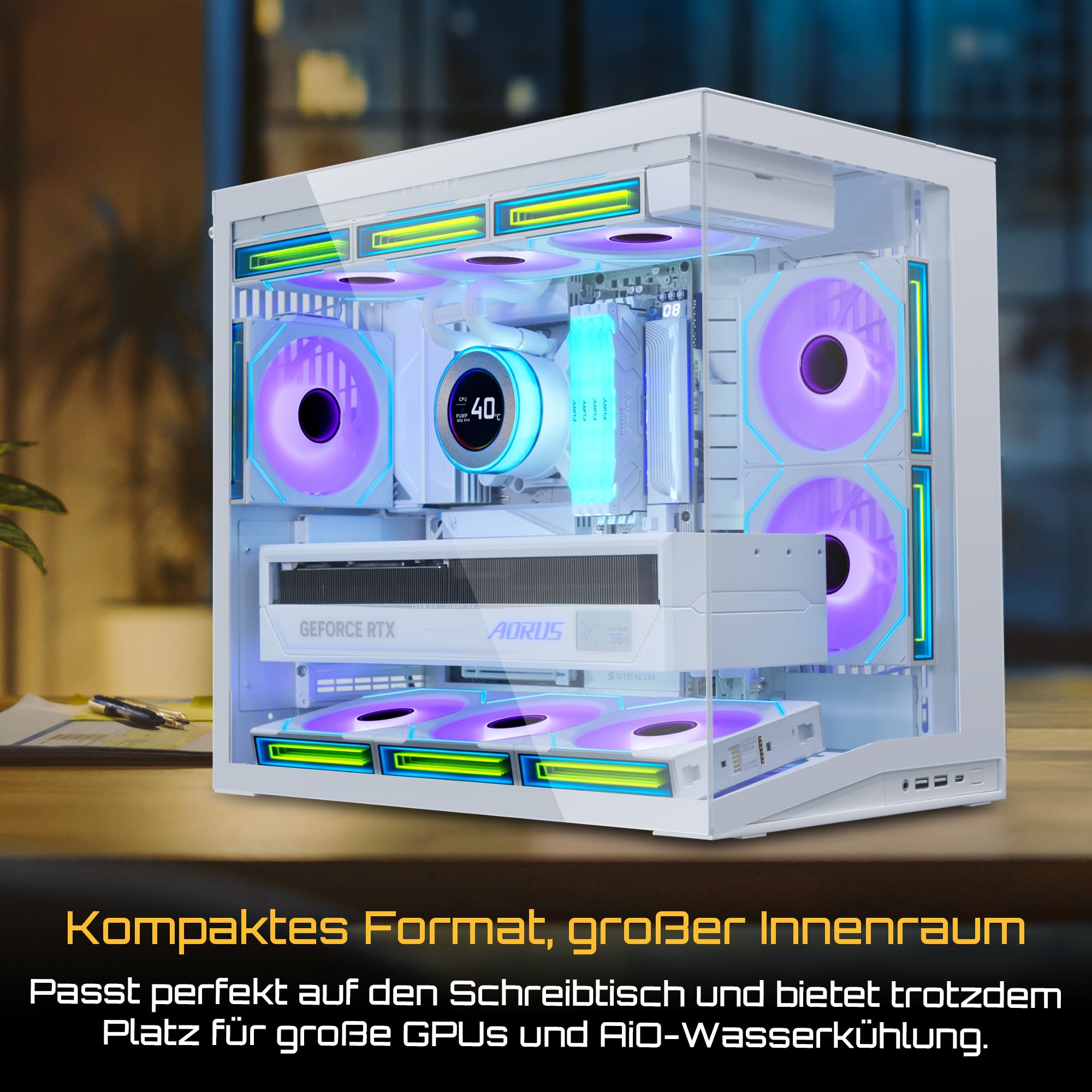 Amazon.co.jp: LIANLI ピラーレス コンパクトPC ケース O11D MINI V2