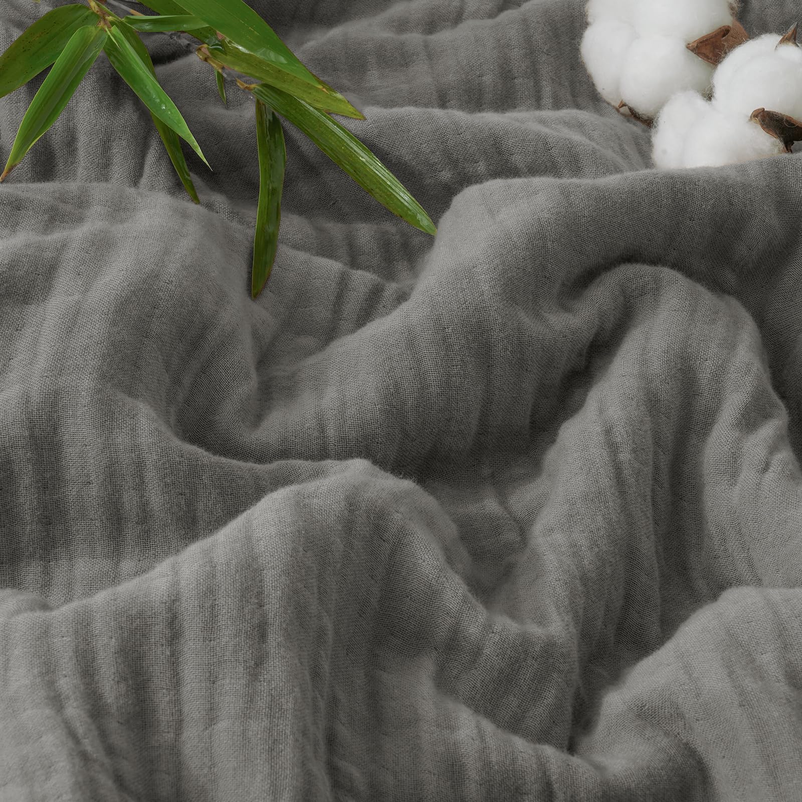 PHF Cooling Muslin Throw Blanket
