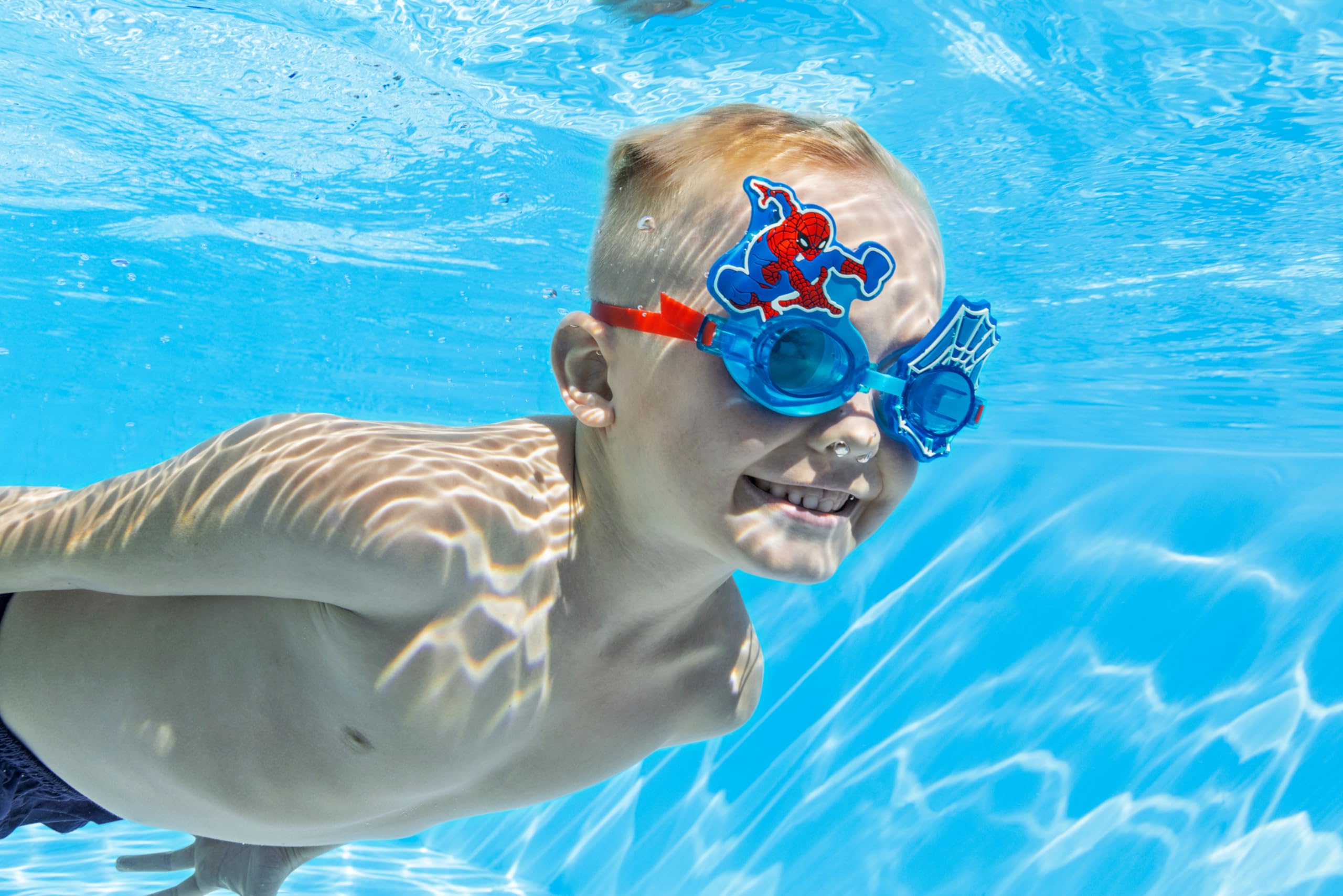 Bestway 98022 Occhialini da nuoto Marvel® Spider-Man™, anni 3+