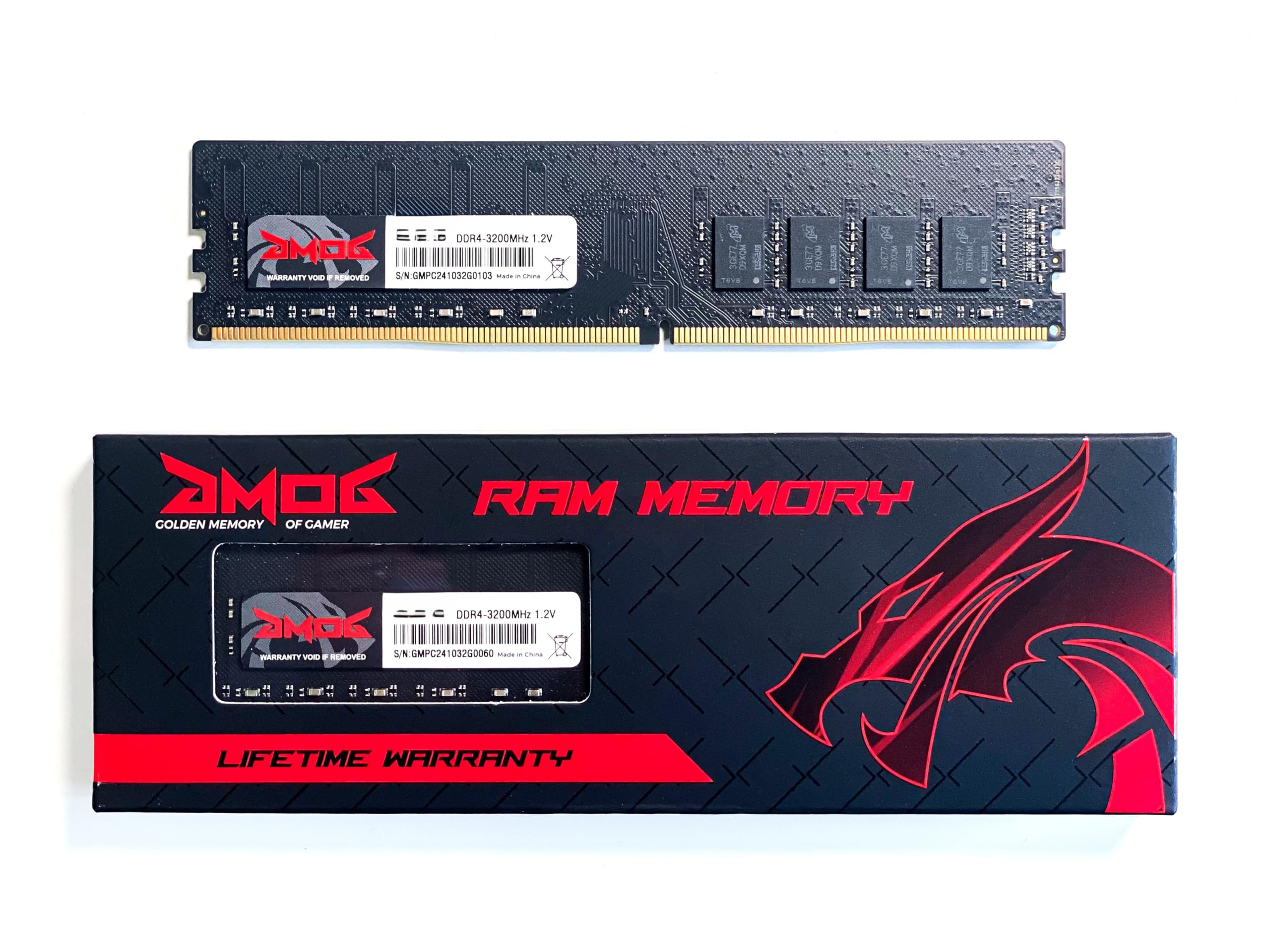 Amazon.co.jp: GMOG 16GB (1x16GB) DDR4 RAMキット 3200MHz (PC4-25600