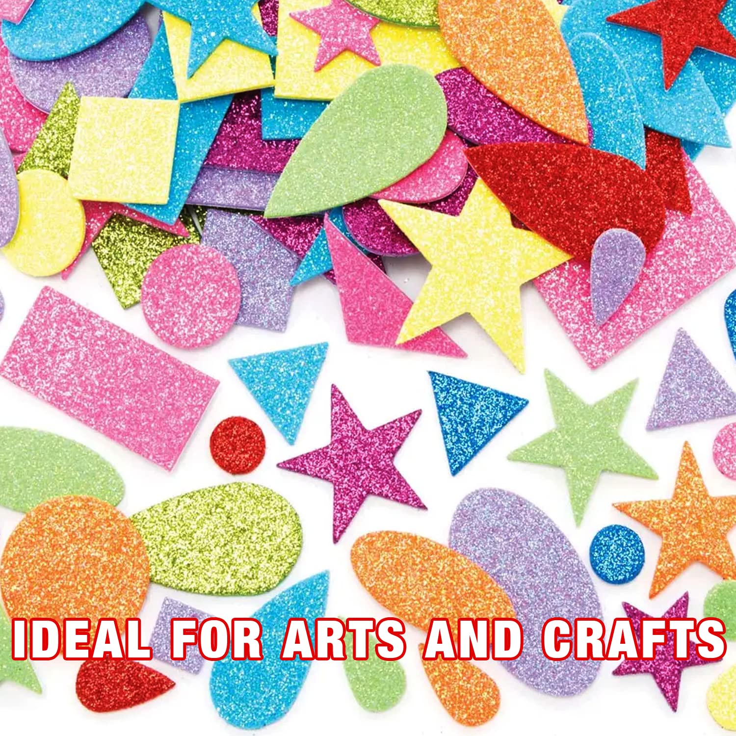 20 PCS of A4 Glitter Craft Paper, 20 Colors, DIY Glitter Paper Card