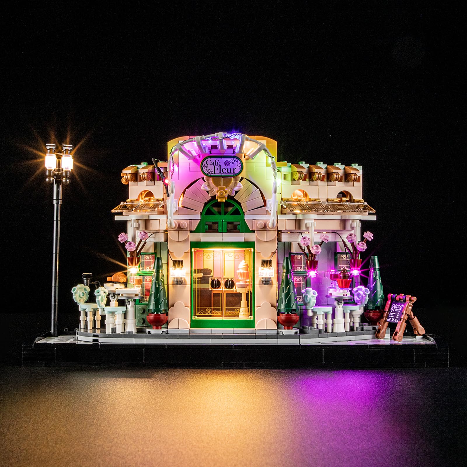 BRIKSMAX 2.0 Light Kit for Lego-French Caf -Innovative Led Lighting Compatible with Icons 10362 - Not Included Lego Set